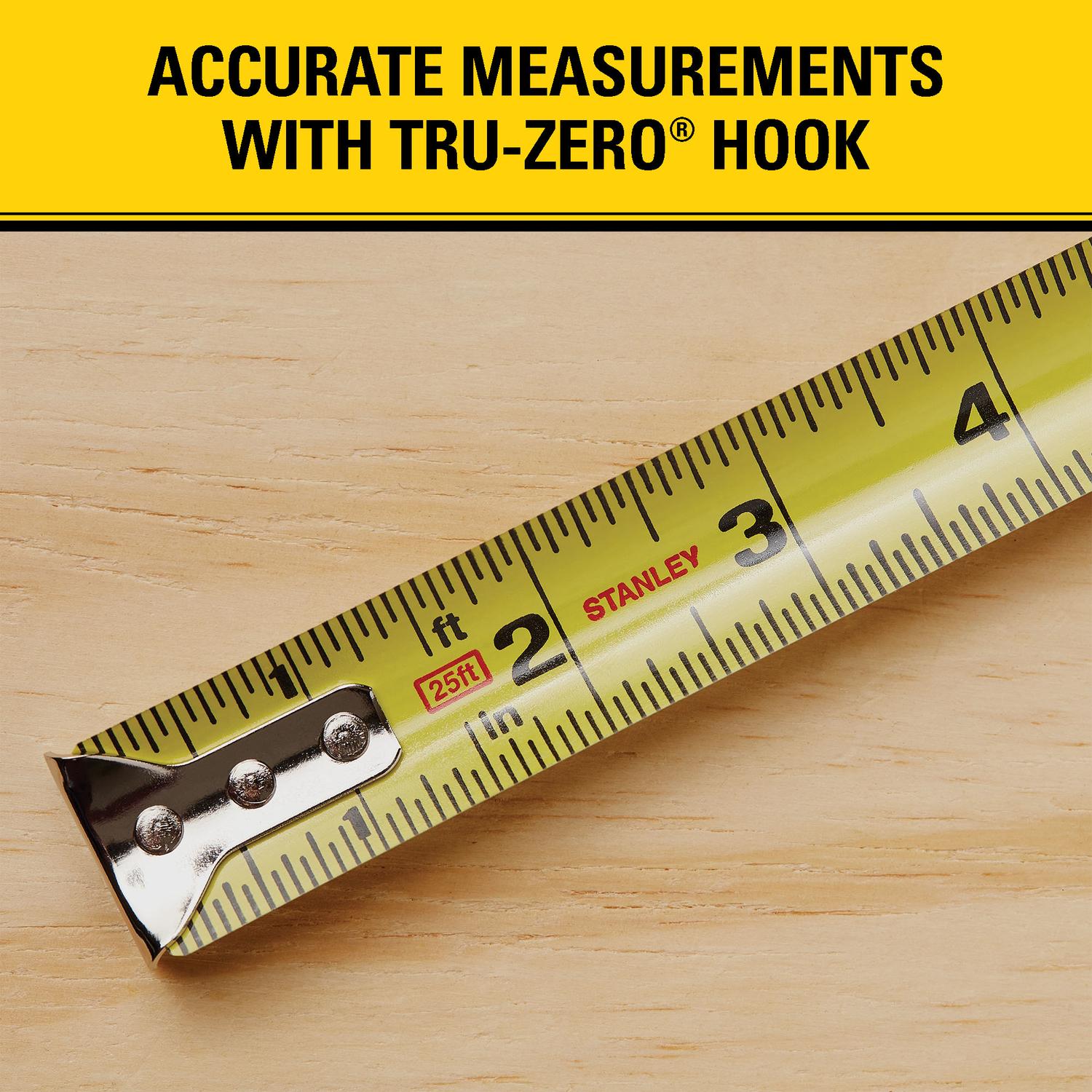 STANLEY PowerLock 30 ft. L X 1 in. W Tape Measure 1 pk