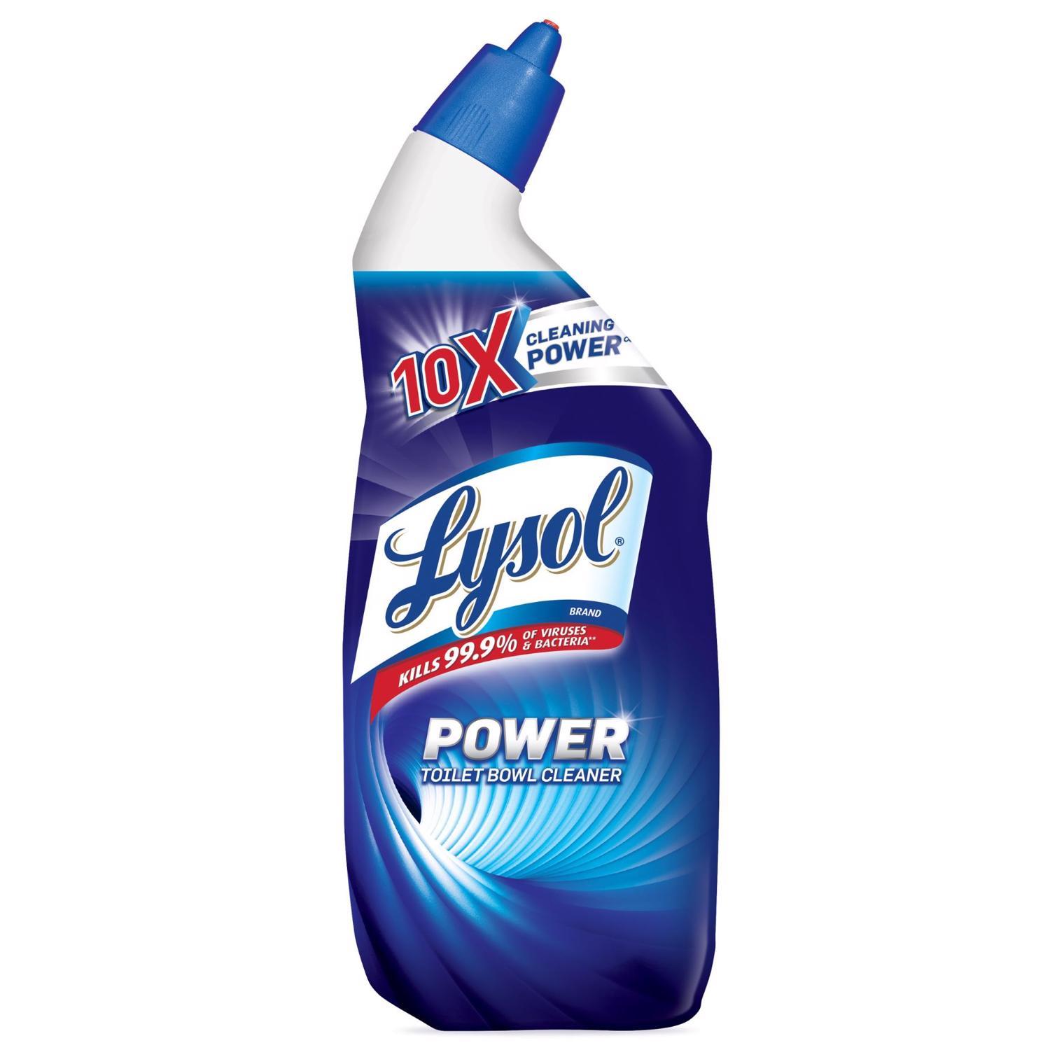 Lysol Complete Clean Power Fresh Scent Toilet Bowl Cleaner 24 oz Gel