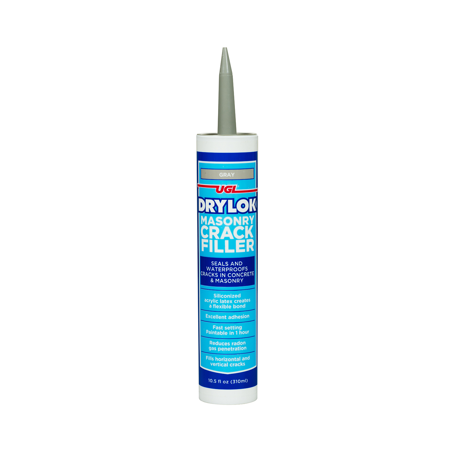 Drylok Gray Latex Masonry Crack Filler 10.5 oz