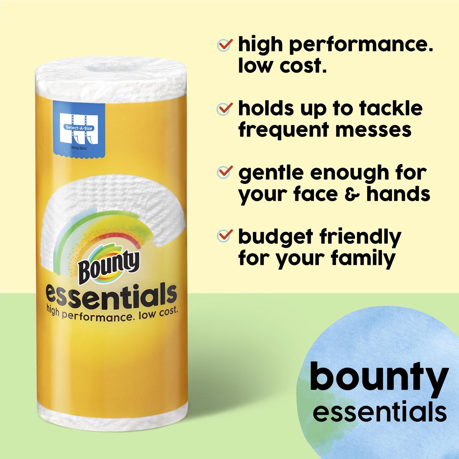 Bounty Essentials Paper Towels 108 sheet 1 ply 4 pk