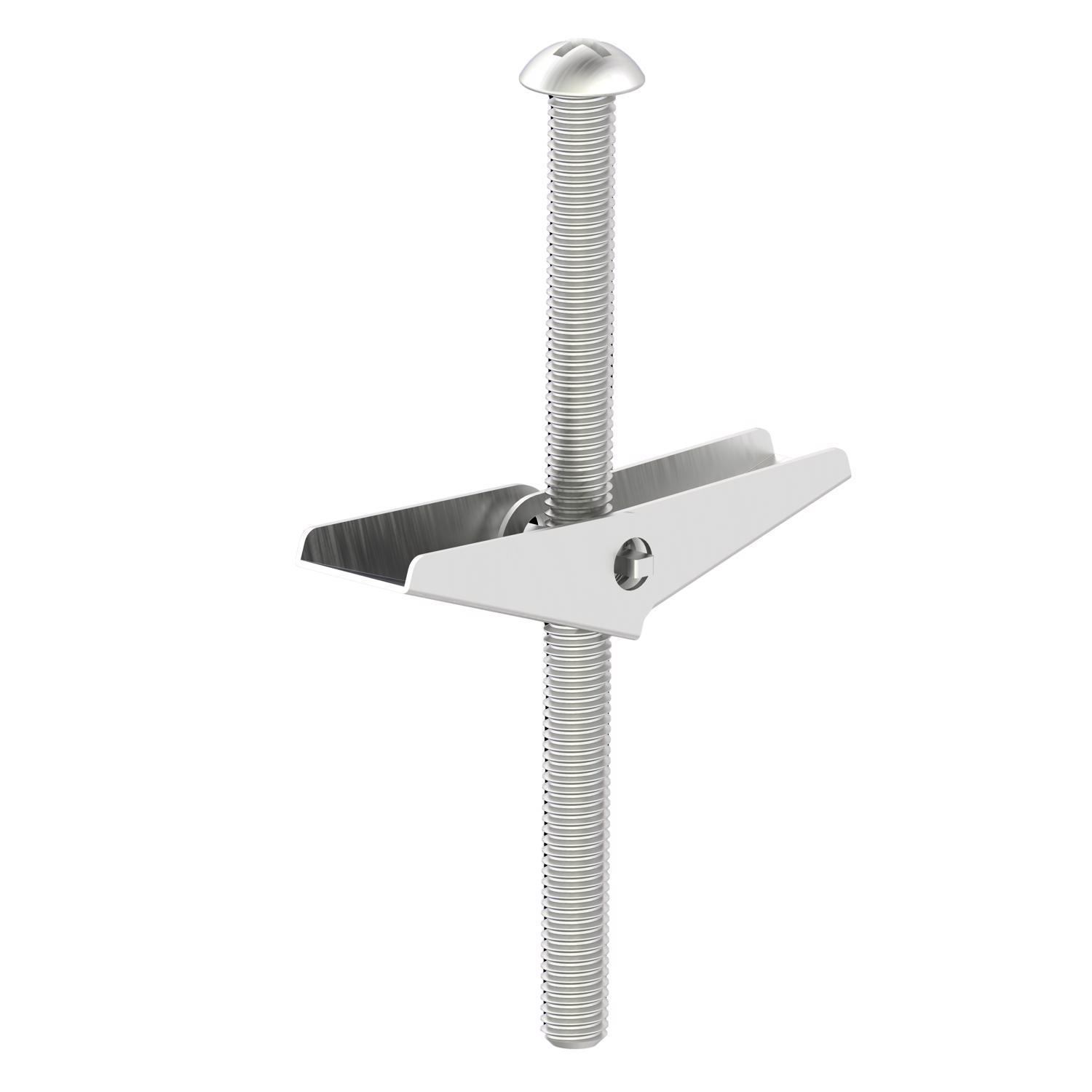 Oakbrook Collection 3 in. L Stainless Steel Grab Bar Anchor