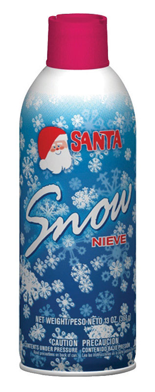 Santa Christmas Spray Snow White Aluminum 1 each