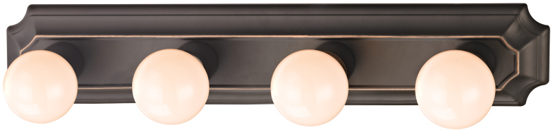 Boston Harbor 4-Light Venetian Bronze Vanity Bar Fixture