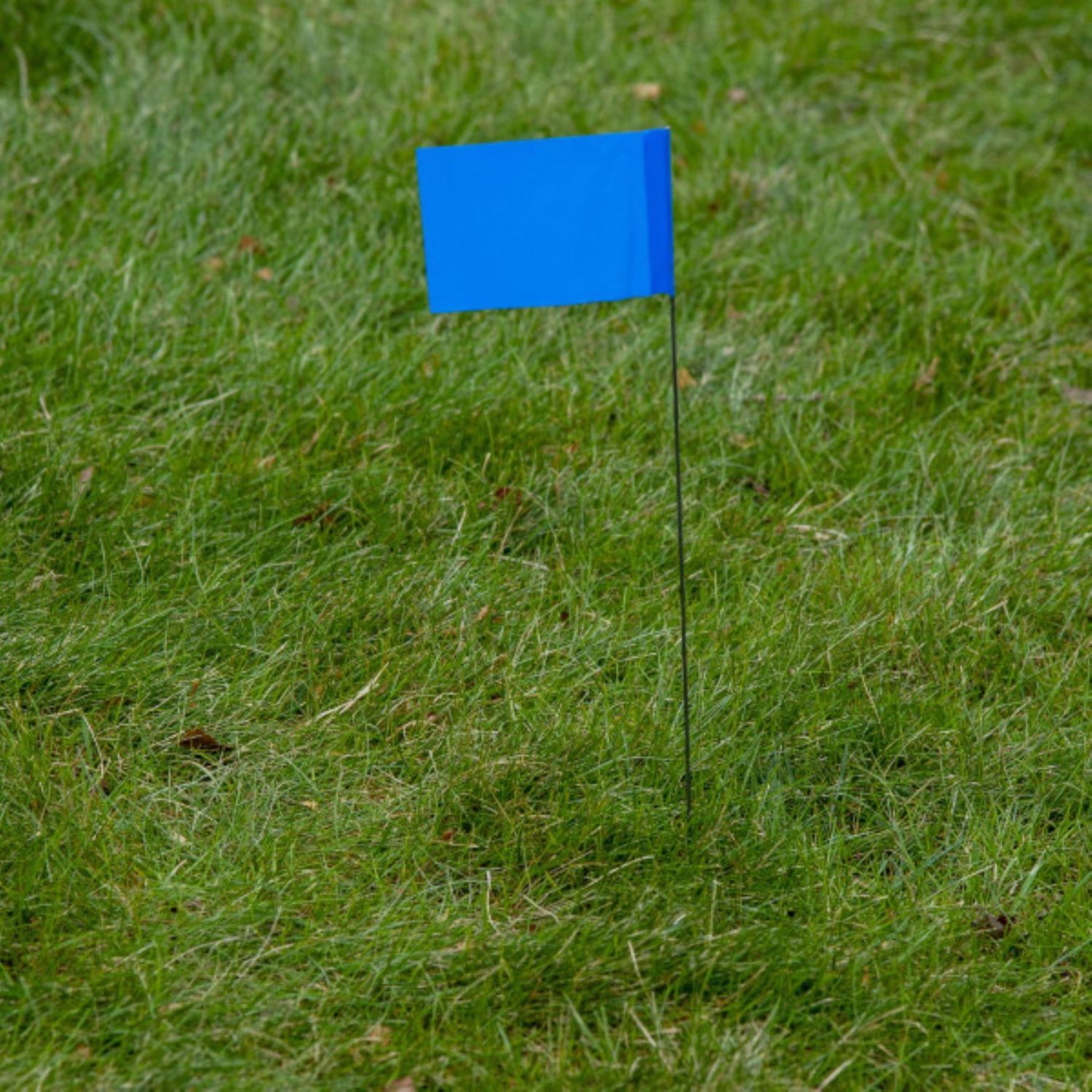 C.H. Hanson 15 in. Blue Marking Flags Polyvinyl 10 pk