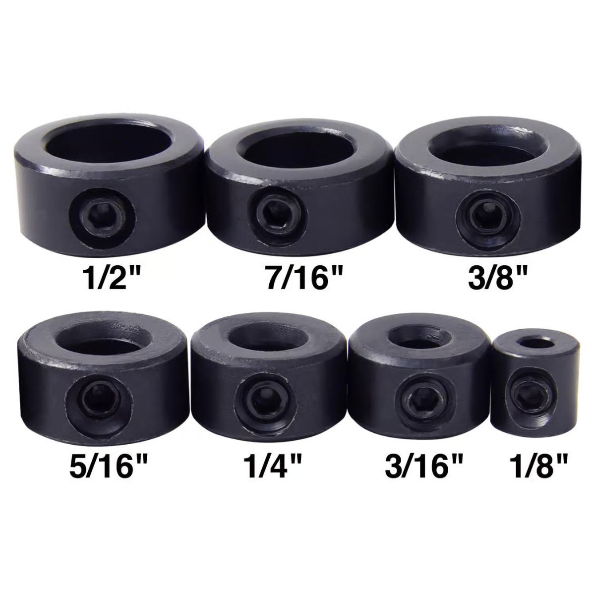 Richelieu Metal Drill Stop Set 7 Pieces