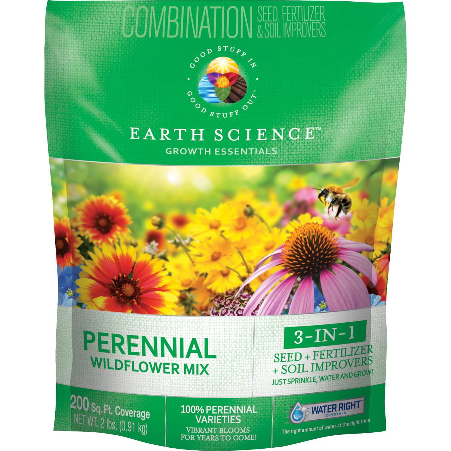 Earth Science Growth Essentials Perennial Annuals, Perennials and Herbs Plant Fertilizer 2 lb