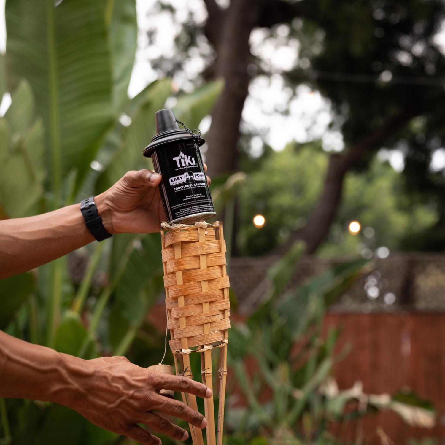 TIKI Easy Pour Citronella Torch Fuel Black 12 oz