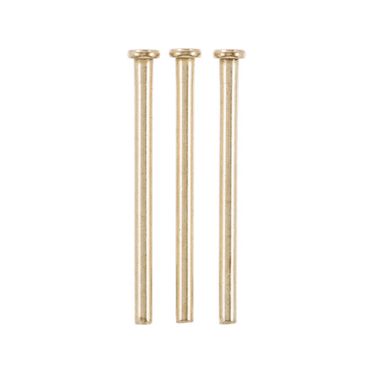 Ace 4 in. L Satin Brass Hinge Pin 3 pk