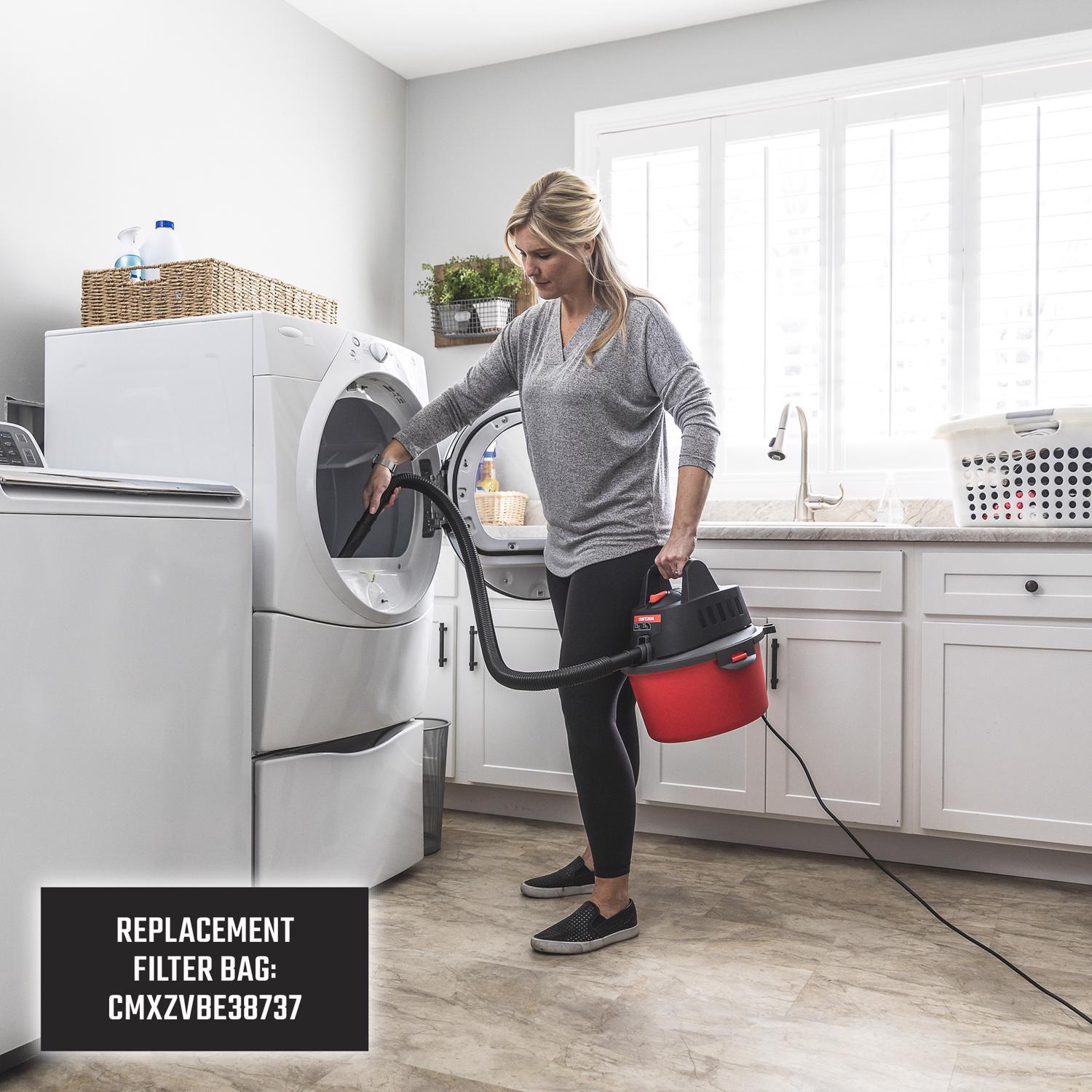 Craftsman 2.5 gal Corded Wet/Dry Vacuum Tool Only 3 amps 120 V 1.75 HP