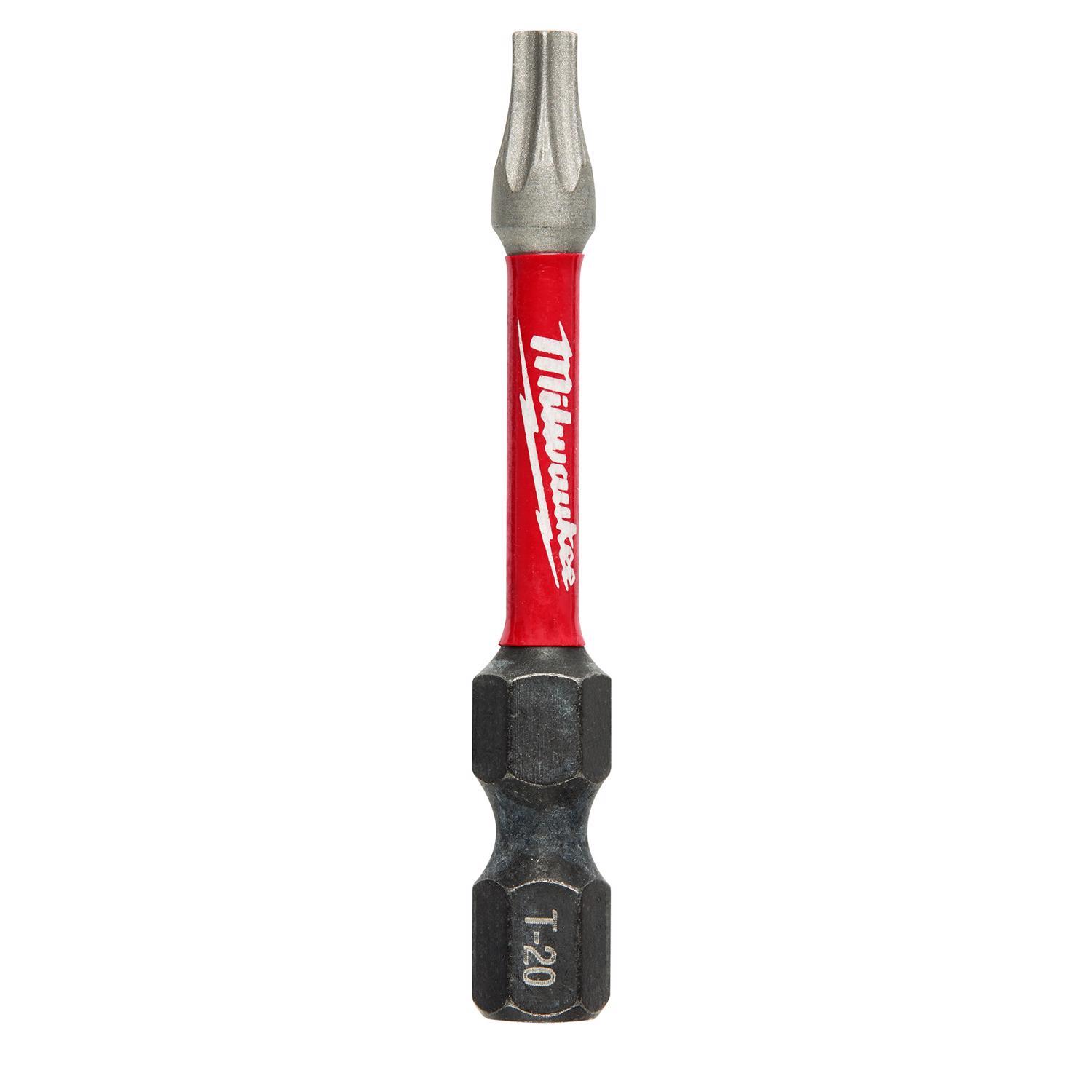 Milwaukee Shockwave Torx T20 Sizes X 2 in. L Power Bit Alloy Steel 1 pk