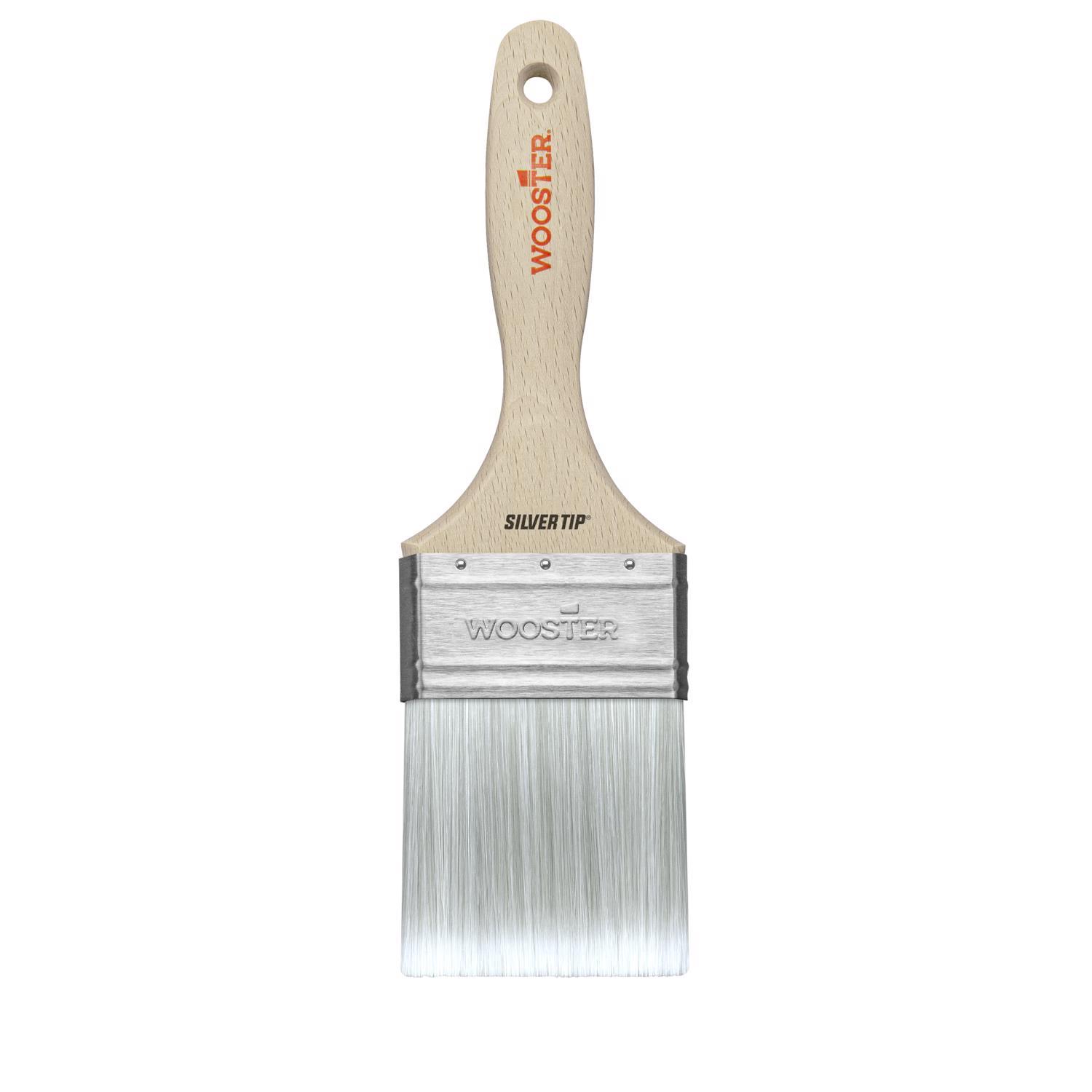 Wooster Silver Tip 3 in. Soft Flat Paint Brush