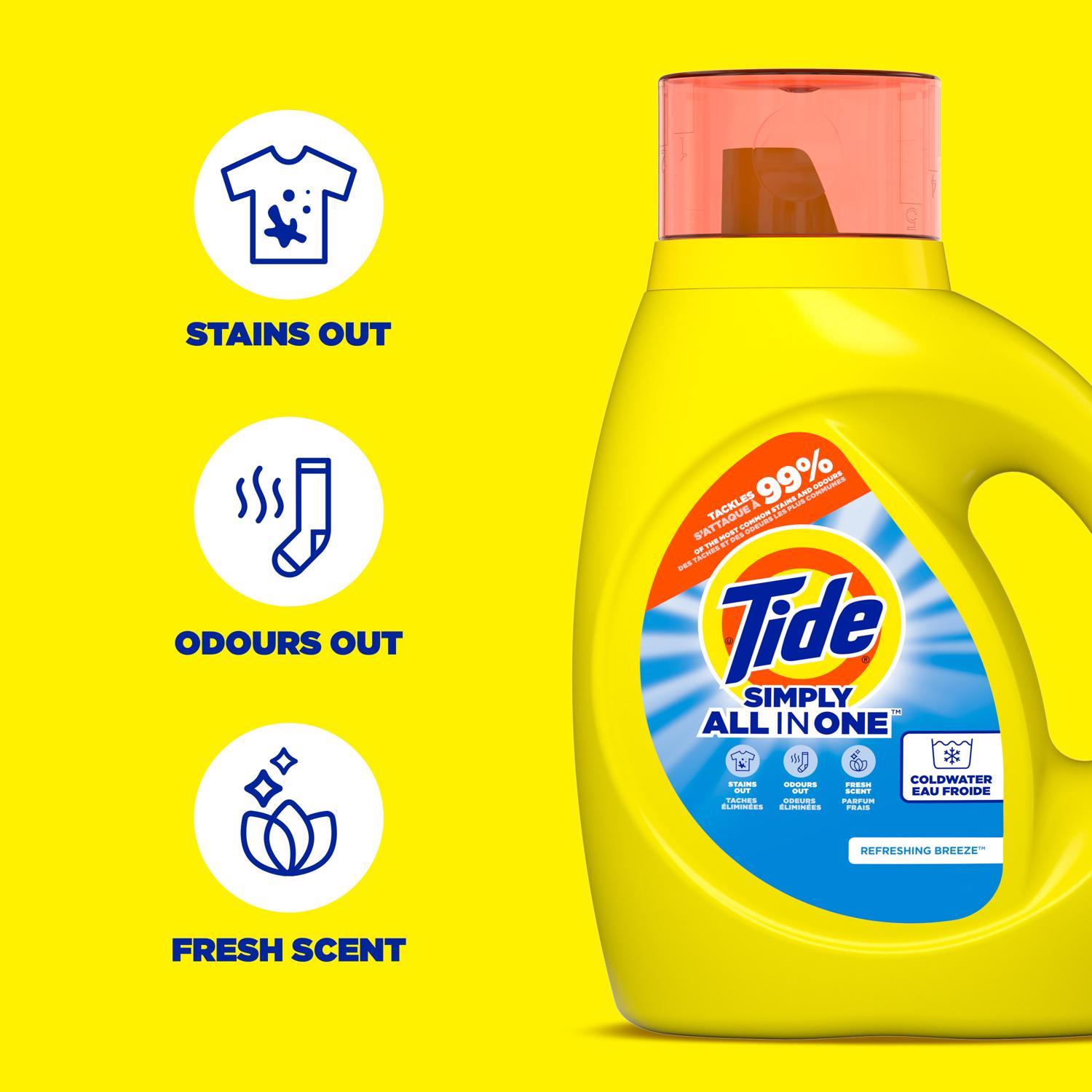 Tide Simply All In One Refreshing Breeze Scent Detergent Liquid 32 fl. oz. 1 pk