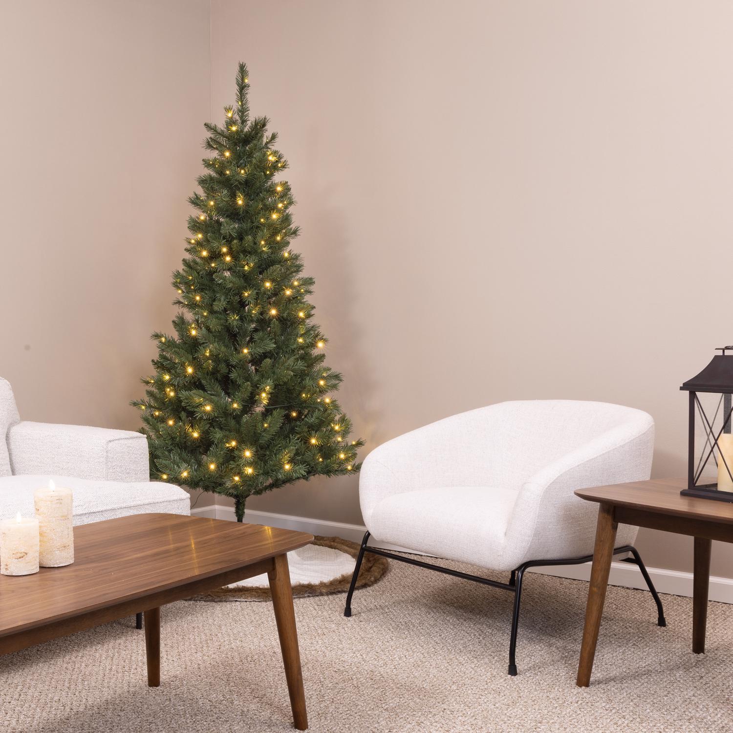 Celebrations 6-1/2 ft. Full LED 200 ct Mixed Pine Color Changing Christmas Tree