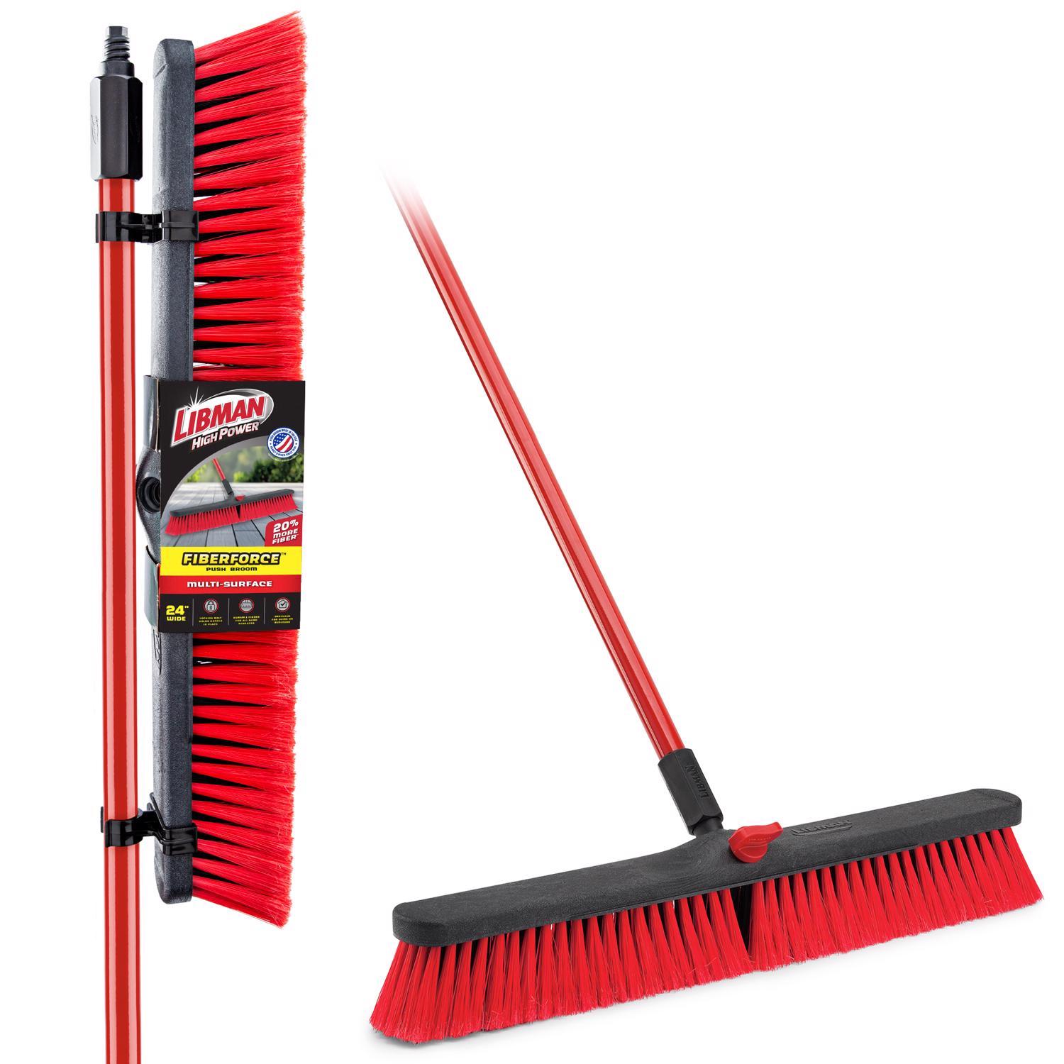 Libman High Power Polyethylene Terephthalate 24 in. Multi-Surface Push Broom