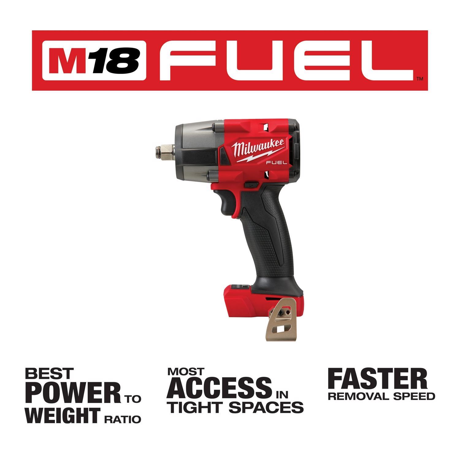 Milwaukee M18 FUEL 1/2 in. Cordless Brushless Impact Wrench Tool Only