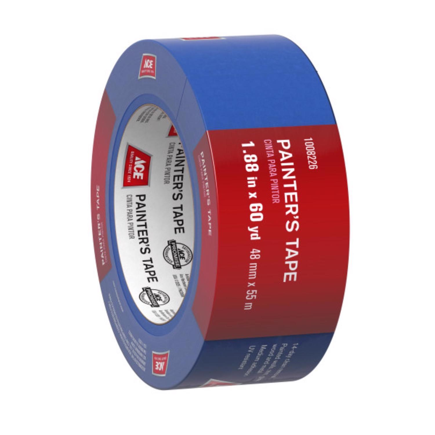 Ace Clean Release 1.88 in. W X 60 yd L Blue Medium Strength Painter's Tape 1 pk