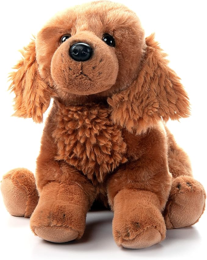 The Petting Zoo Golden Retriever Dog Stuffed Animal Plushie, Gifts for Kids, Dog Plush Toy 12 in.