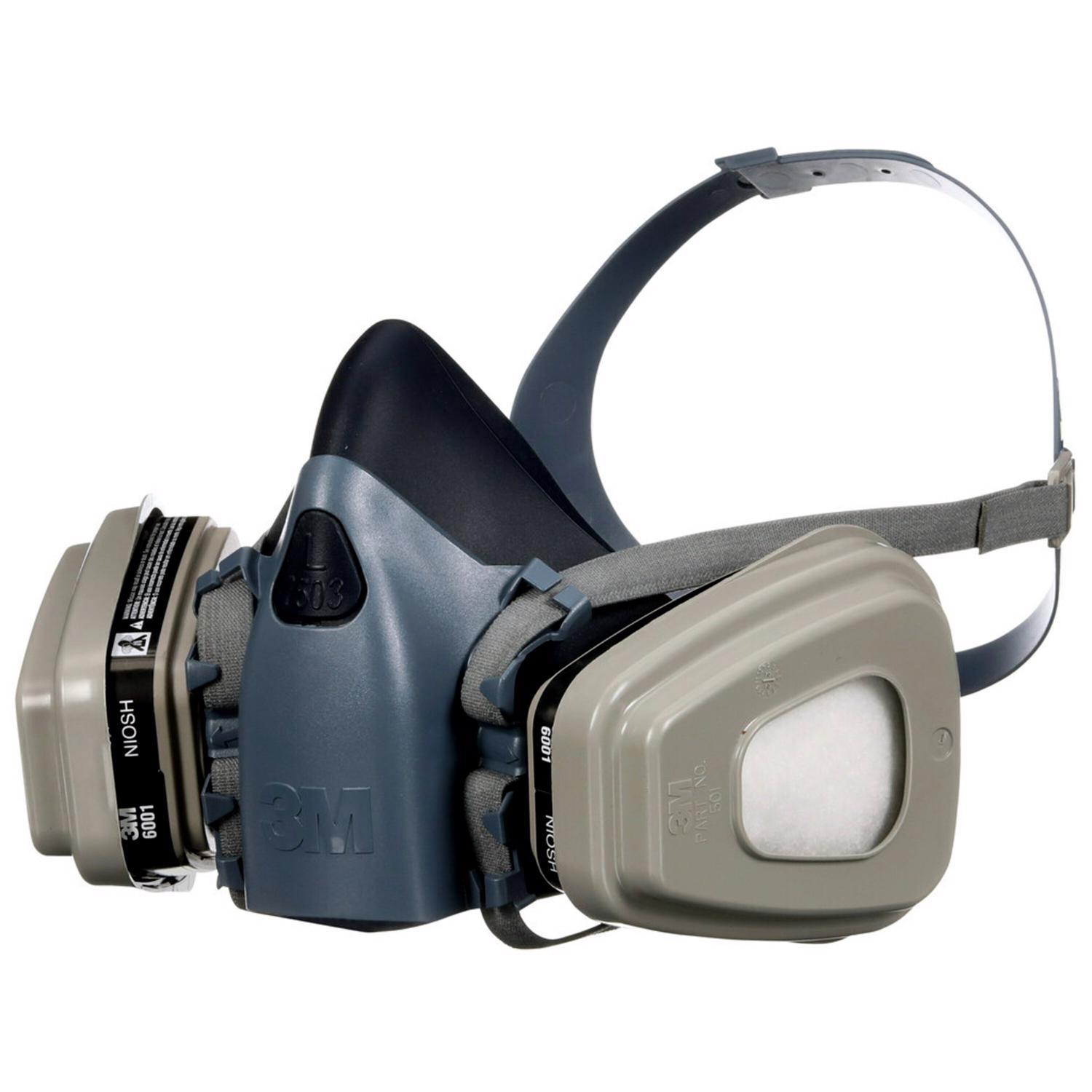 3M P95 Half Face Respirator Valved Blue L 1 pc