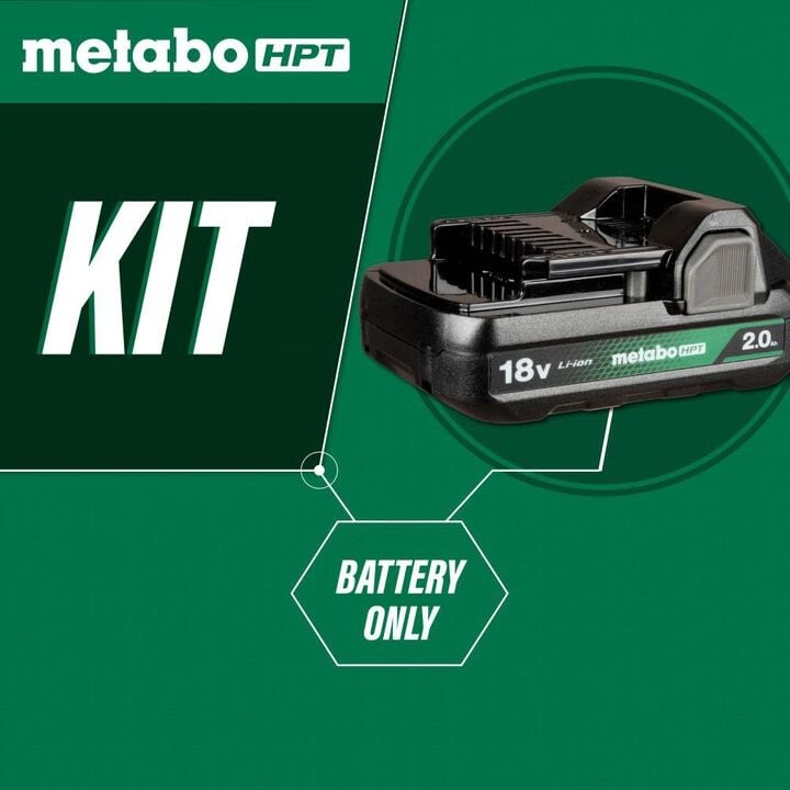 Metabo HPT 18V 2 Ah Lithium-Ion Cordless Tool Battery