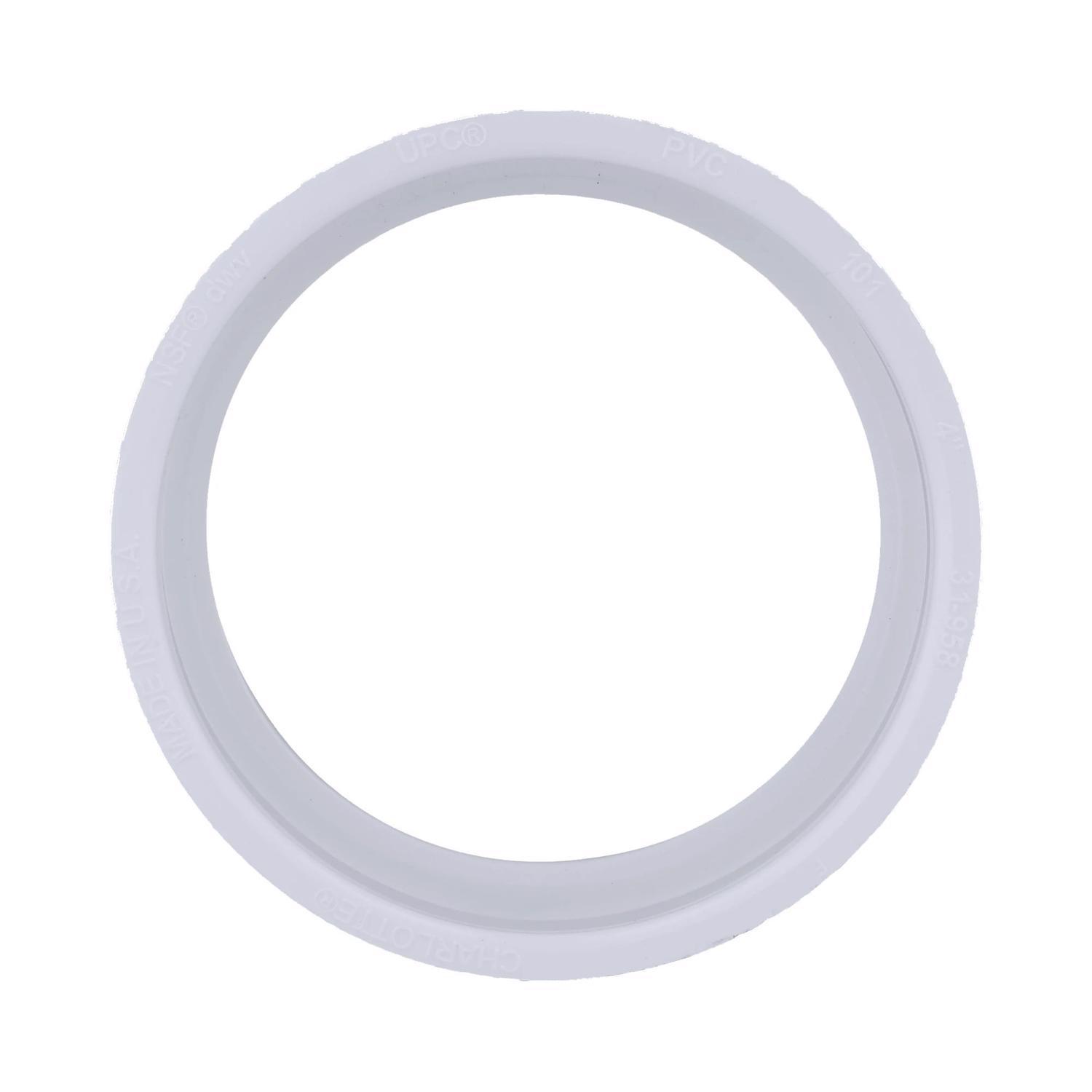 Charlotte Pipe Schedule 40 4 in. Hub X 4 in. D FPT PVC Pipe Adapter 1 pk