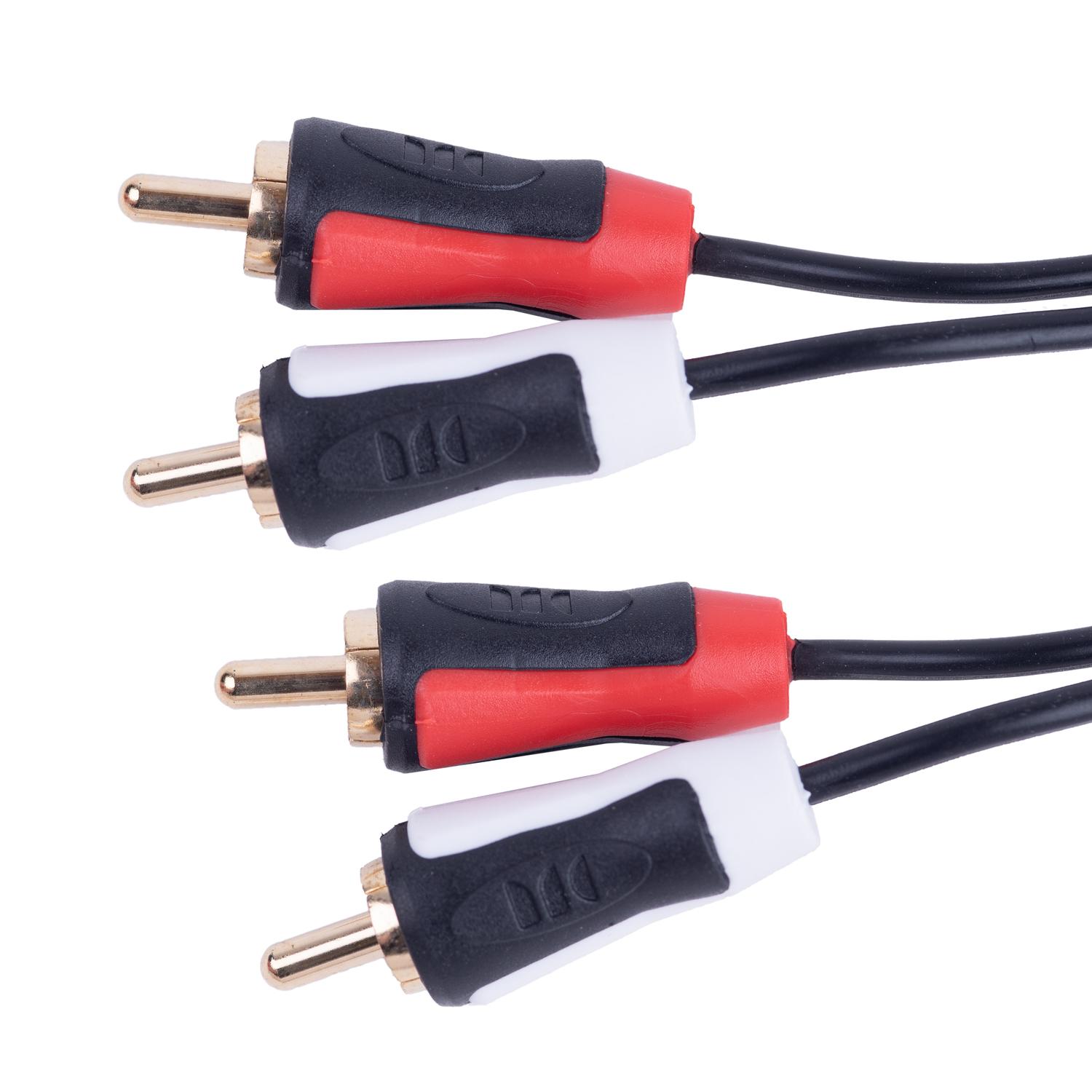 Monster Just Hook It Up 6 ft. L Dual R/L RCA Stereo Cable RCA