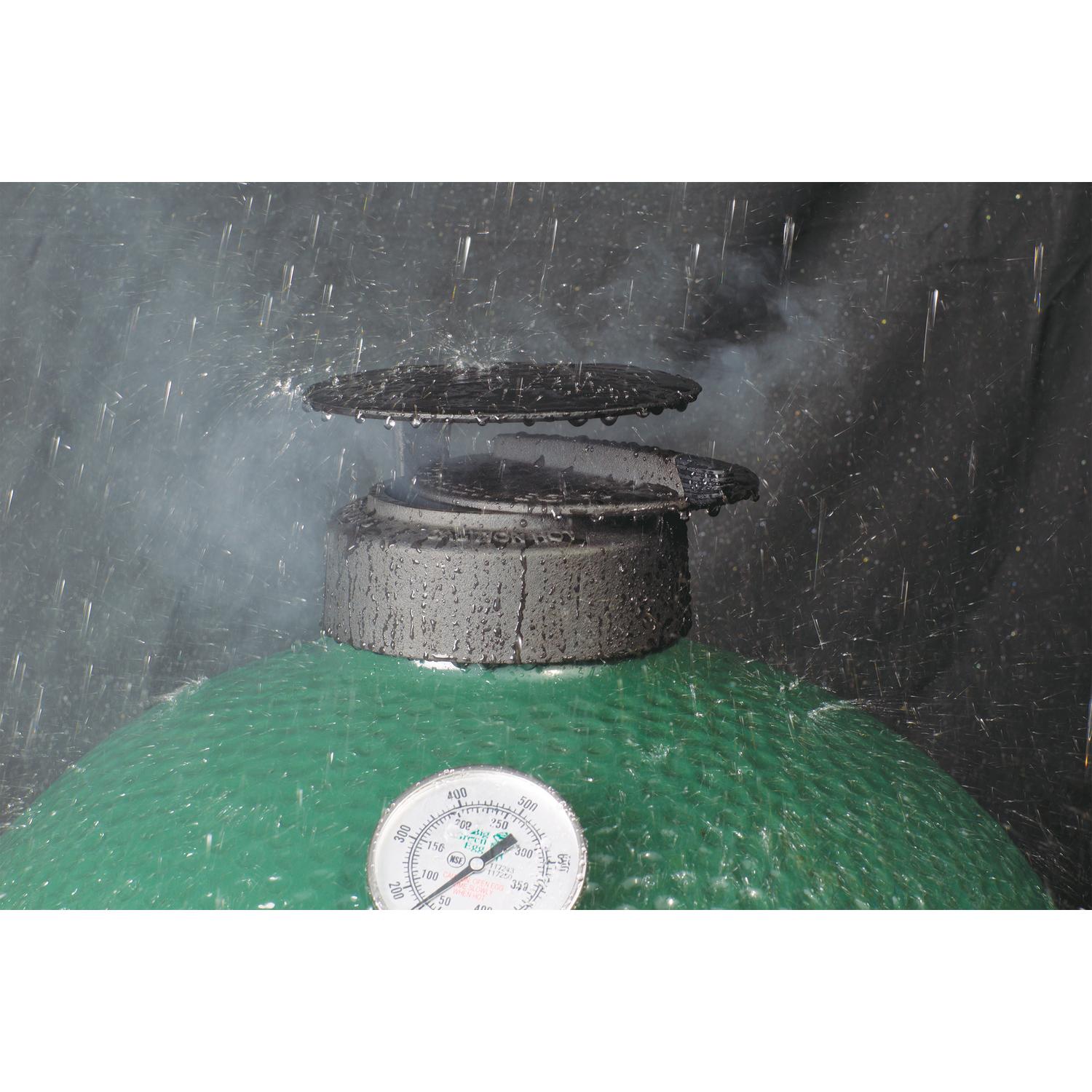 Big Green Egg Cast Iron Regulator Rain Cap For X-Large Egg