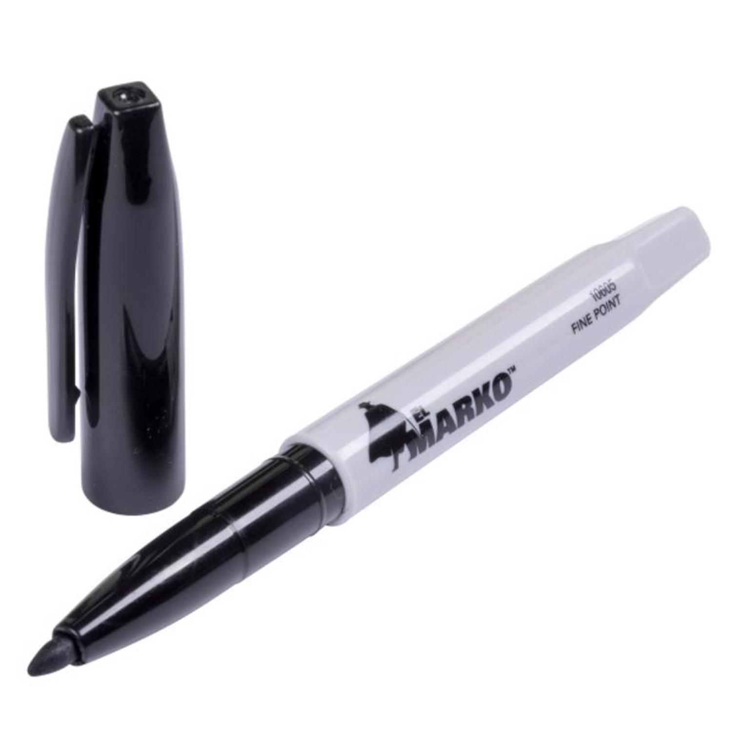 C.H. Hanson Sure Point, CH Hanson Black Medium Tip Permanent Marker 1 pk