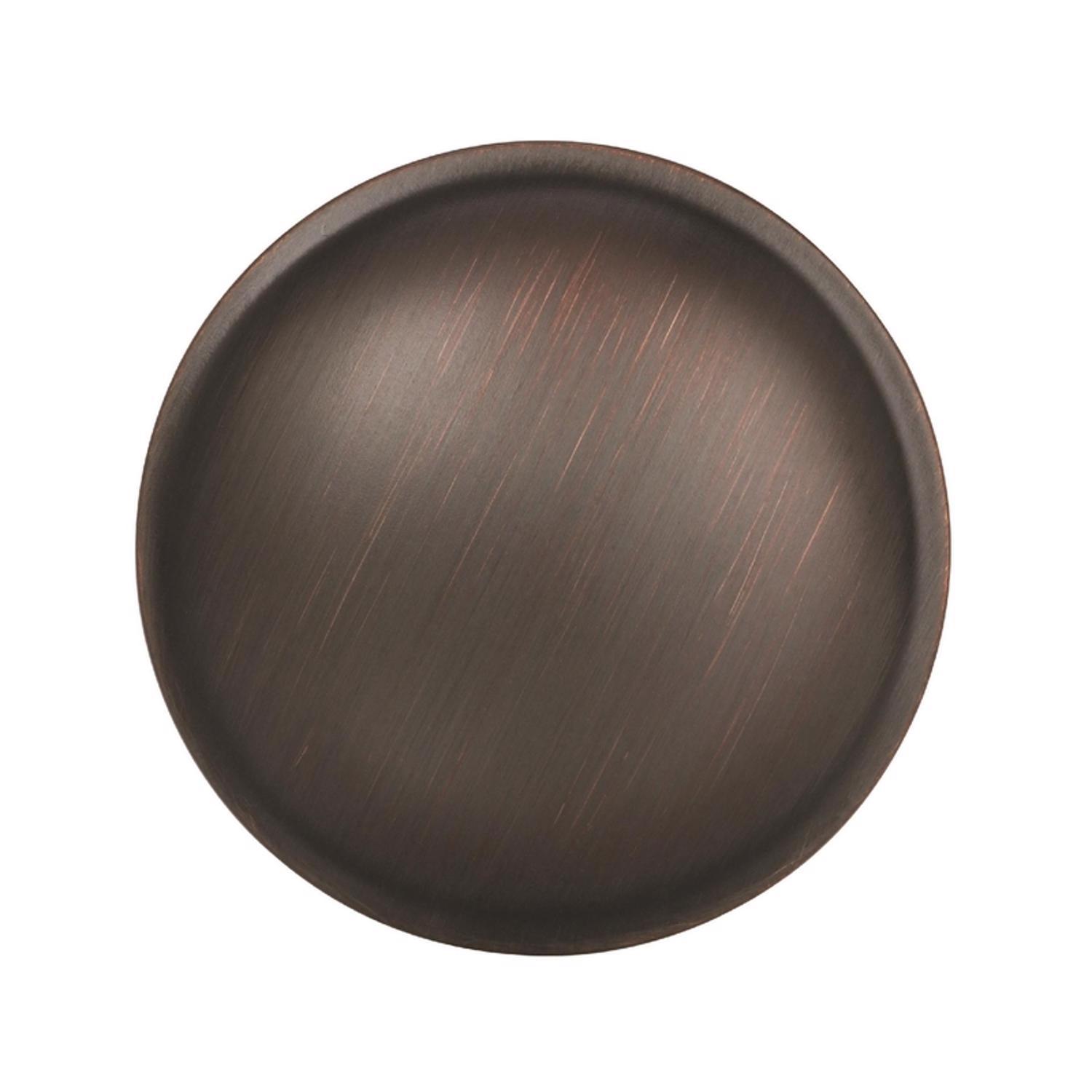 Amerock Allison Round Cabinet Knob 1-1/4 in. D 15/16 in. Oil Rubbed Bronze 1 pk