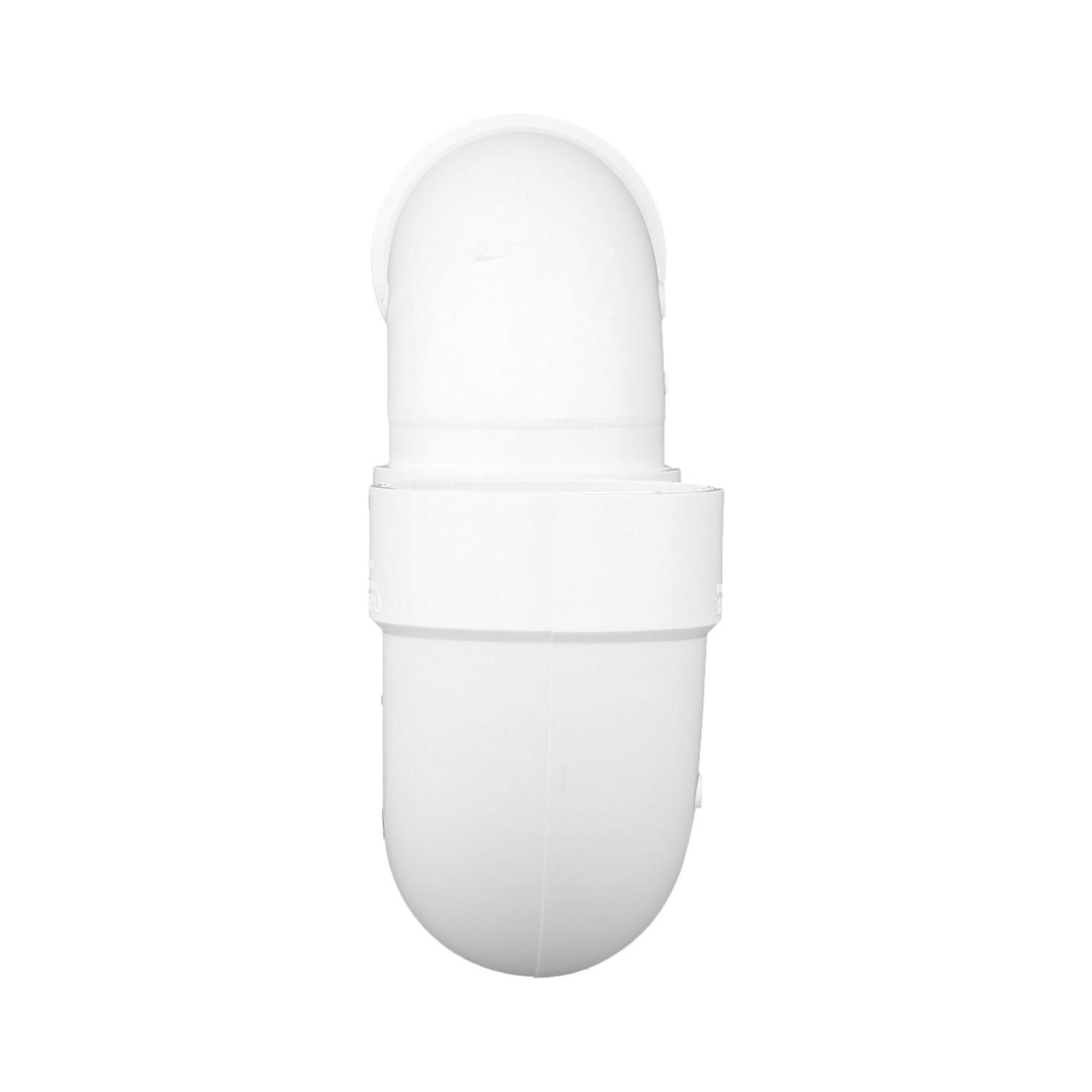 Charlotte Pipe Schedule 40 4 in. Hub X 4 in. D Hub PVC P-Trap 1 pk