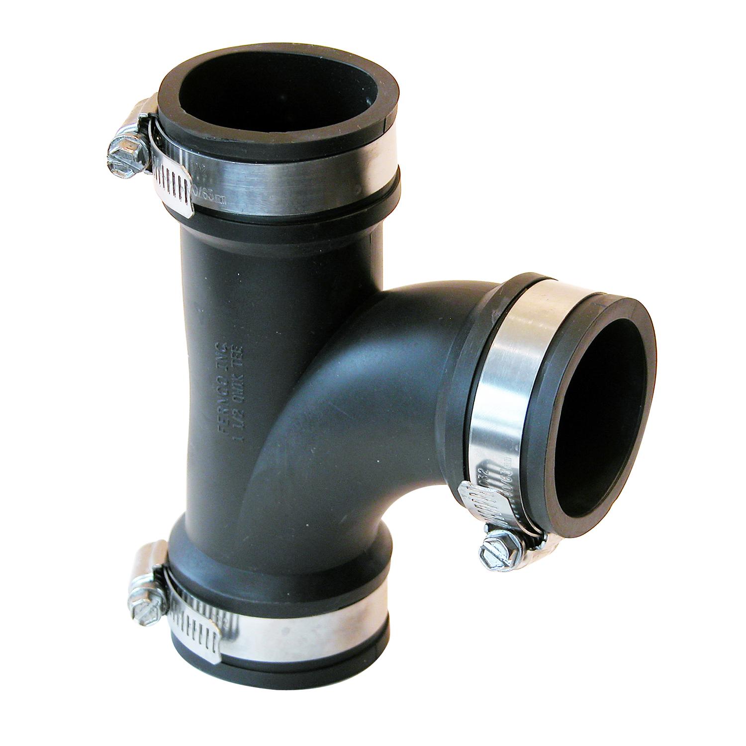 Fernco Schedule 40 1-1/2 in. Hub X 1-1/2 in. D Hub PVC Tee 1 pk