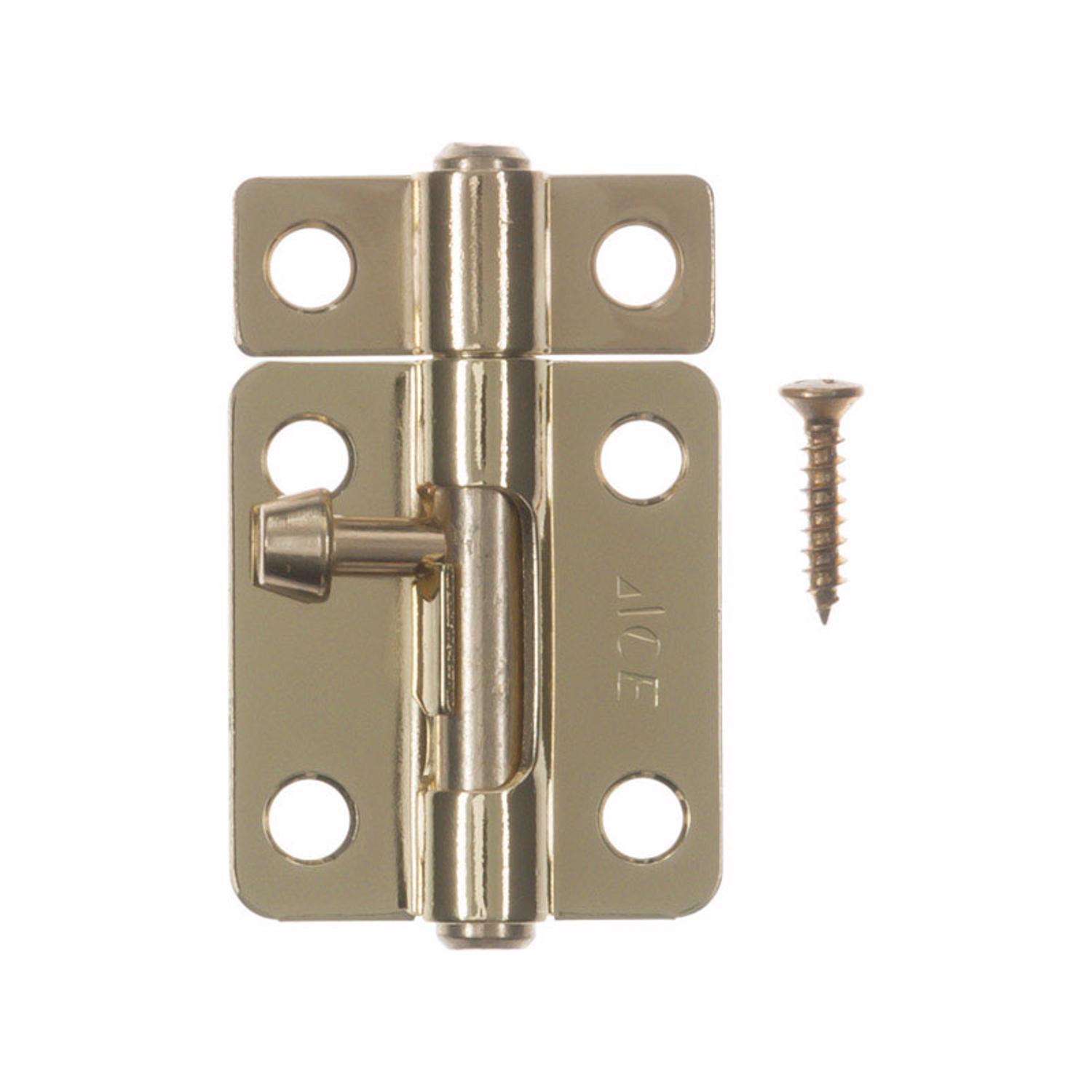Ace 2.5 in. L Brass-Plated Steel Barrel Bolt 1 pk