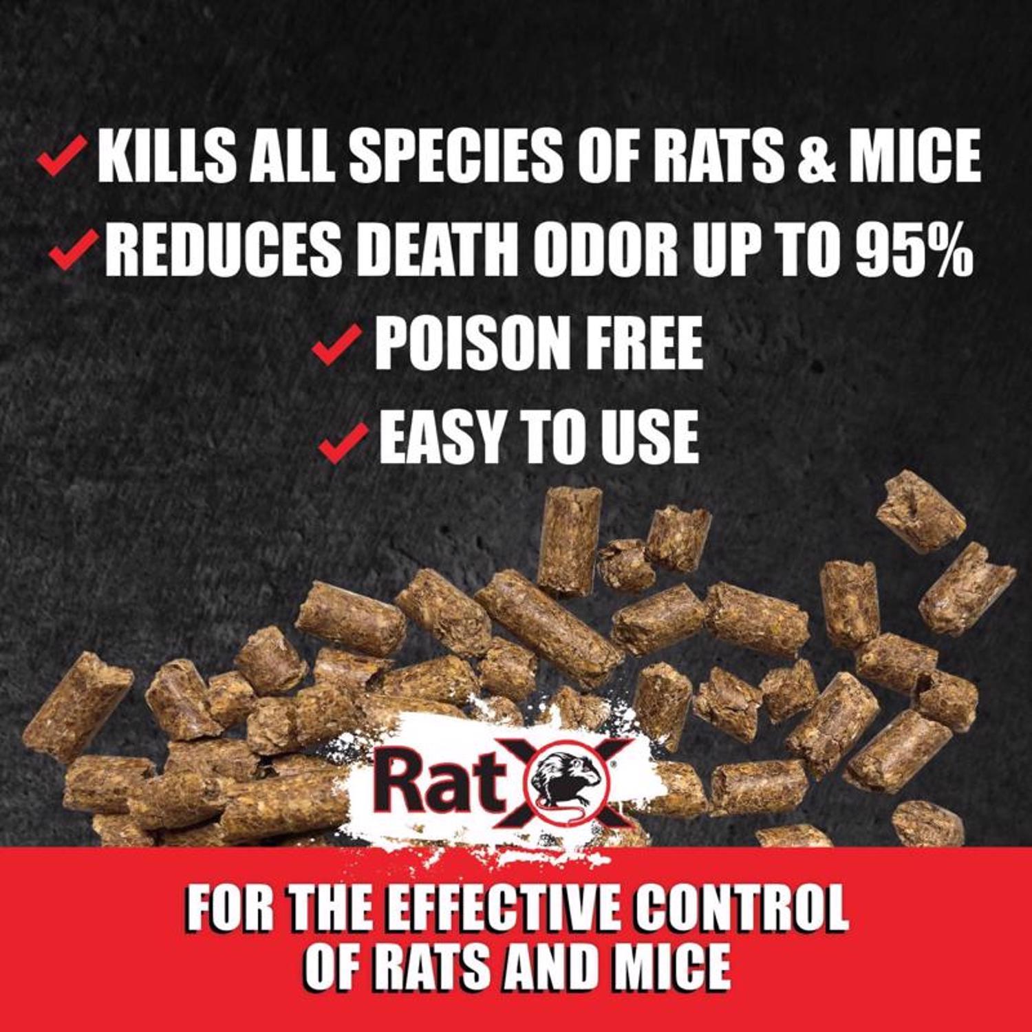 RatX Non-Toxic Bait Pellets For Mice and Rats 1 lb 1 pk