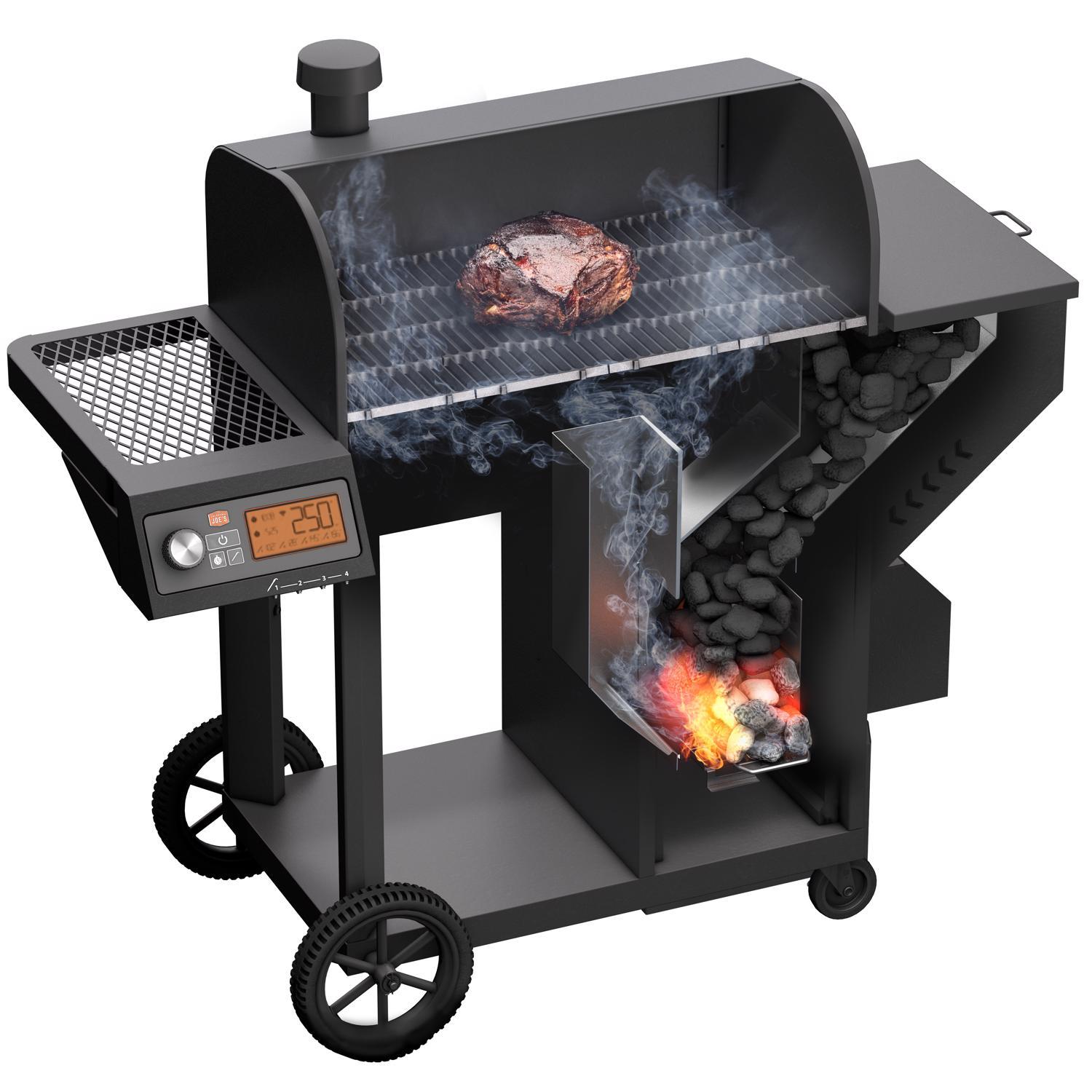 Oklahoma Joe's Charcoal/Wood Traditional Smoker Black