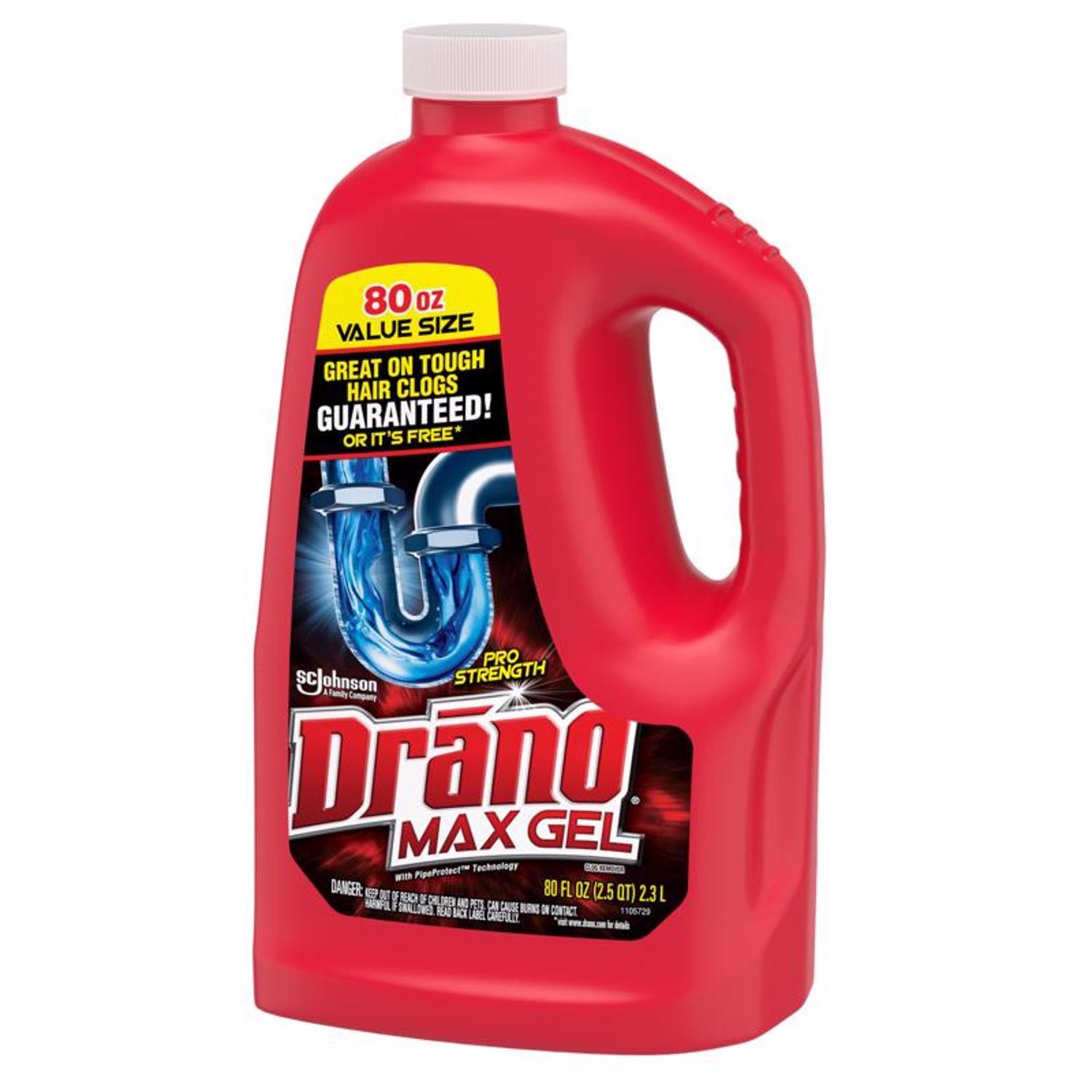 Drano Professional Strength Gel Clog Remover 80 oz