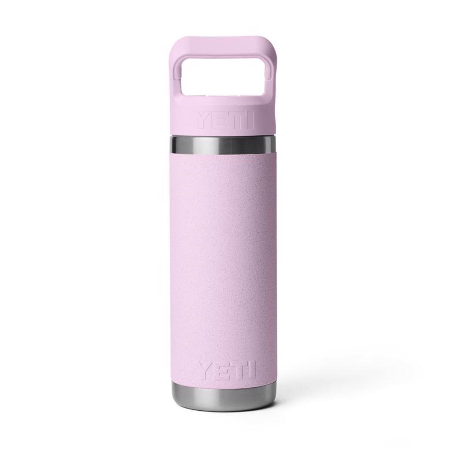 YETI Rambler 18 oz Cherry Blossom BPA Free Bottle with Straw Cap