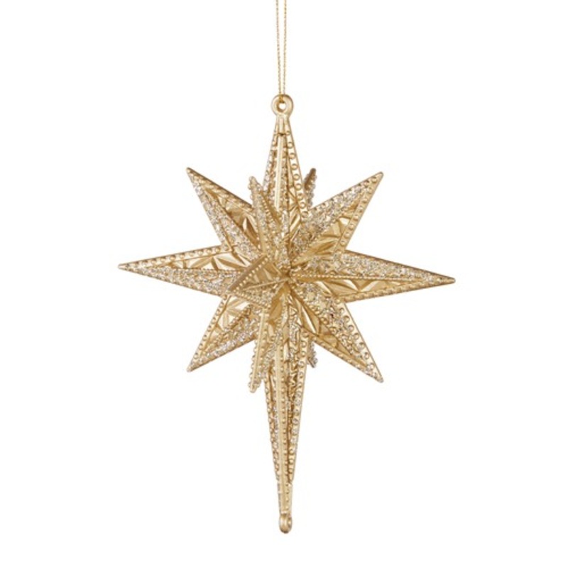 Raz Imports 6 in. NORTH STAR ORNAMENT