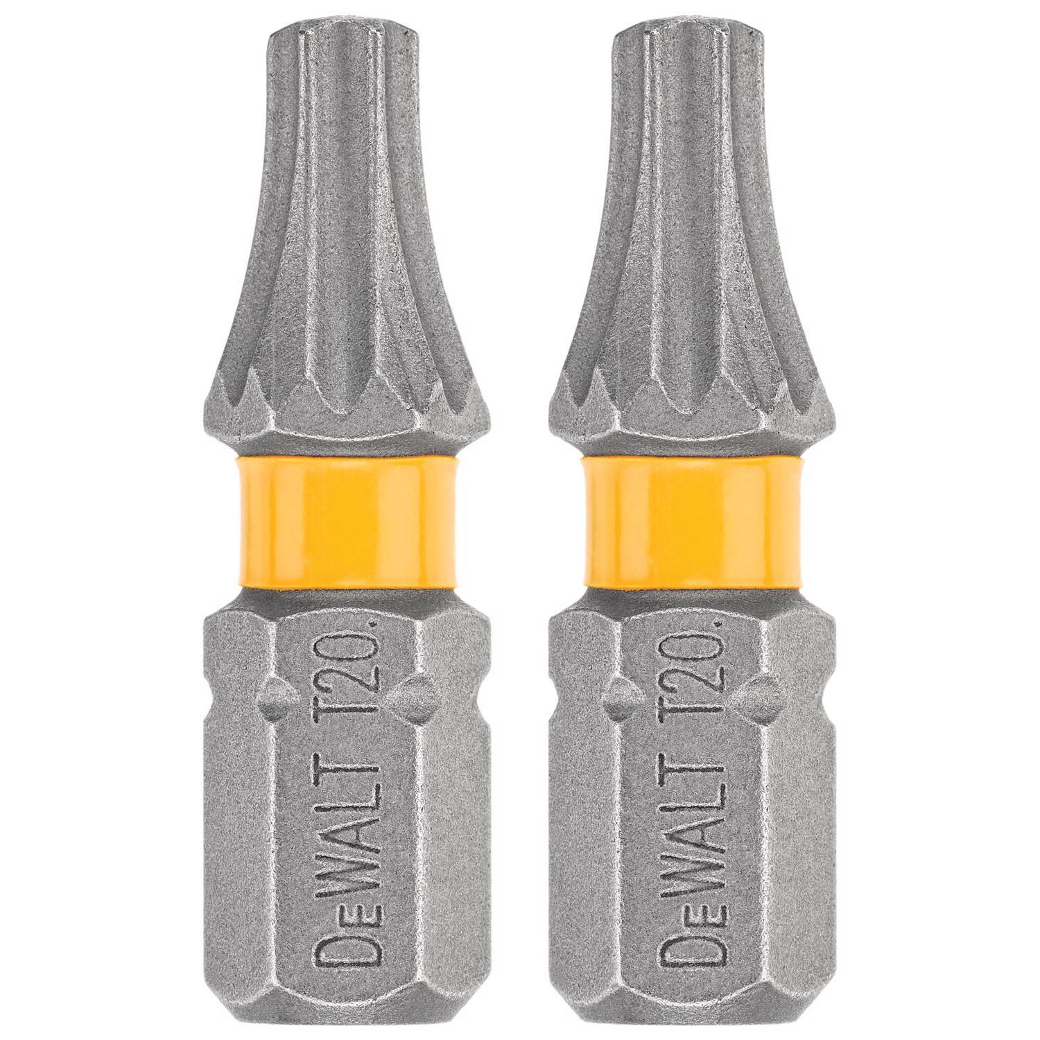 DeWalt Max Fit Torx #20 X 1 in. L Screwdriver Bit Set Steel 2 pk