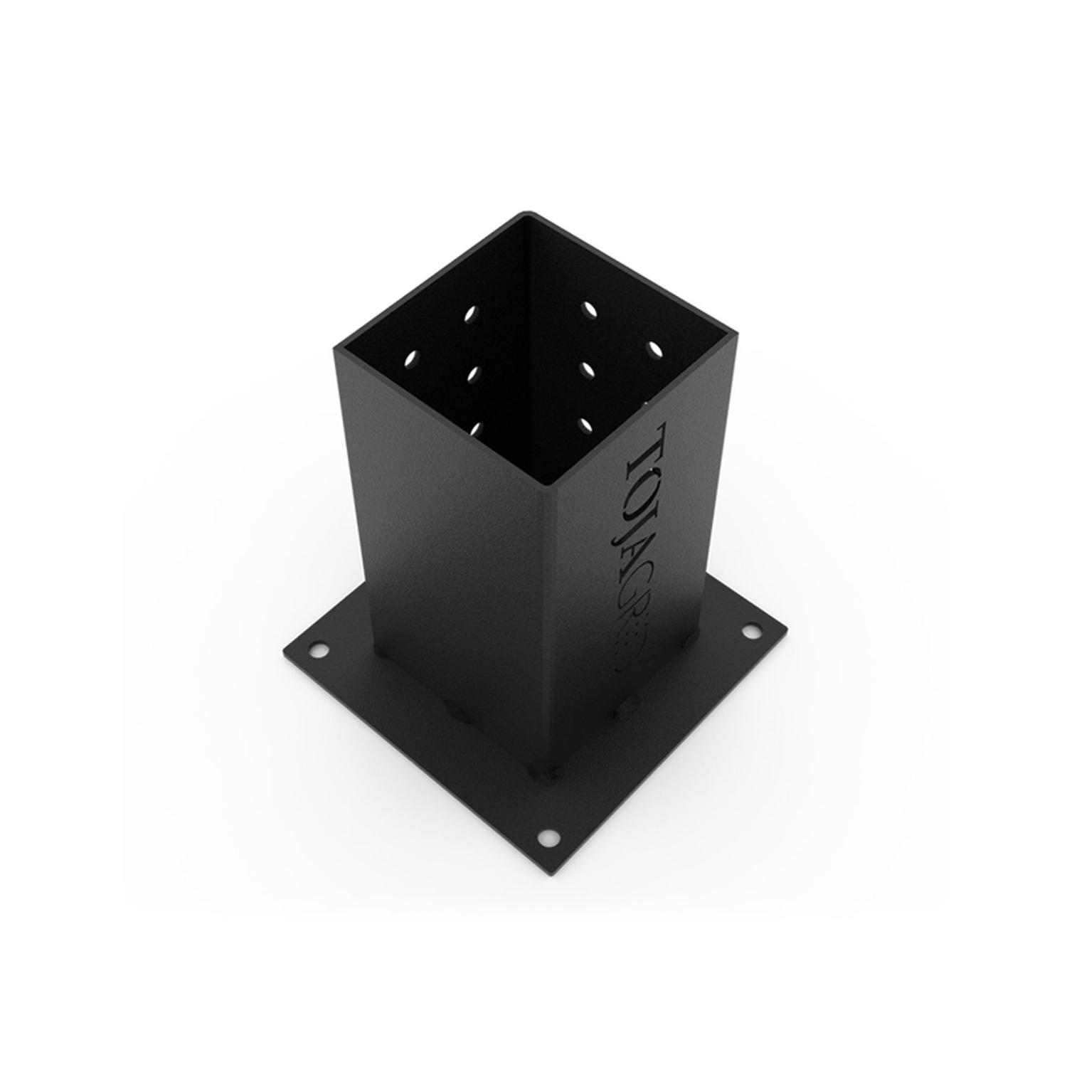 Toja Grid Solo Black Steel Mounting Bracket 14 Ga. 4 in. L
