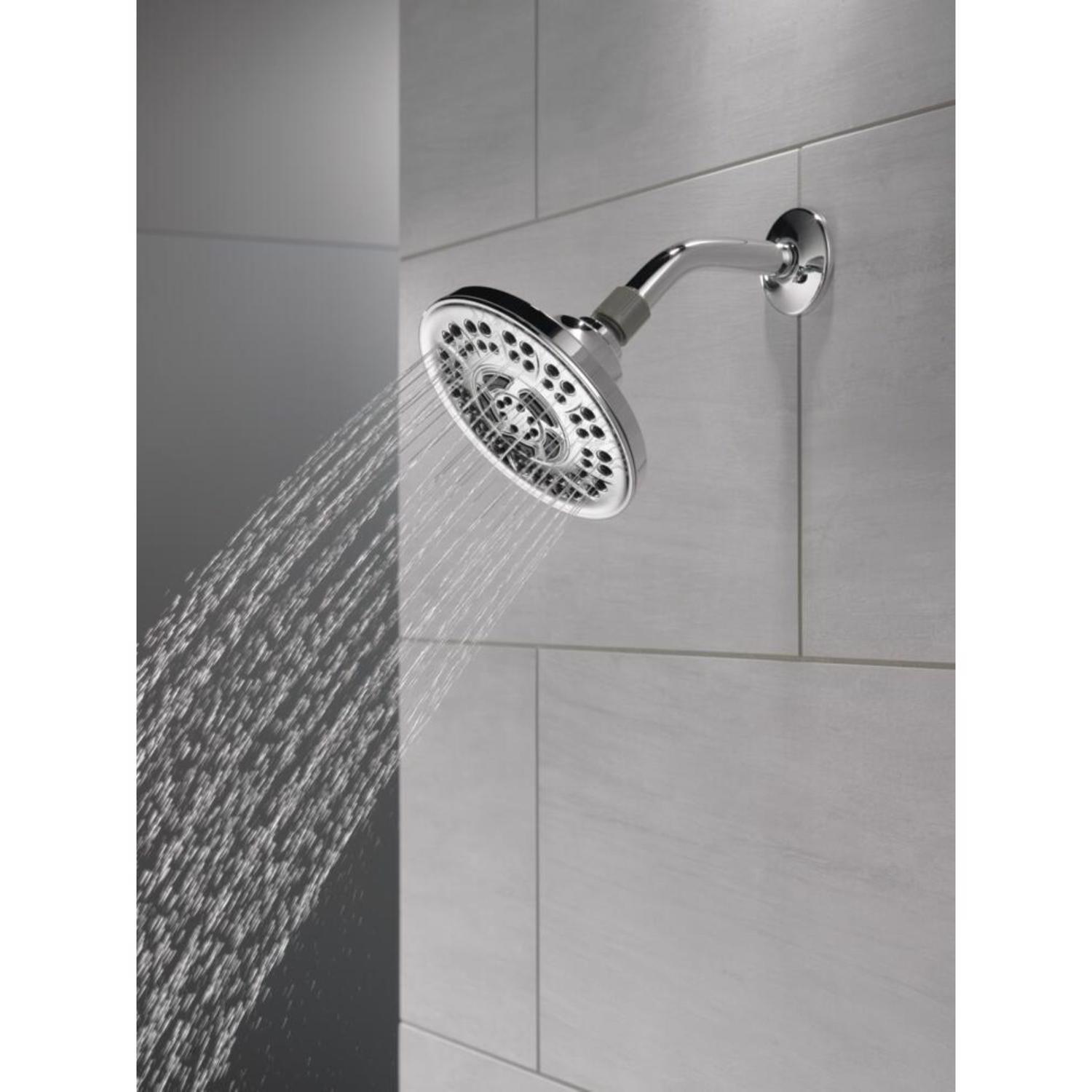 Delta Chrome ABS Plastic 8 settings Showerhead 1.75 gpm