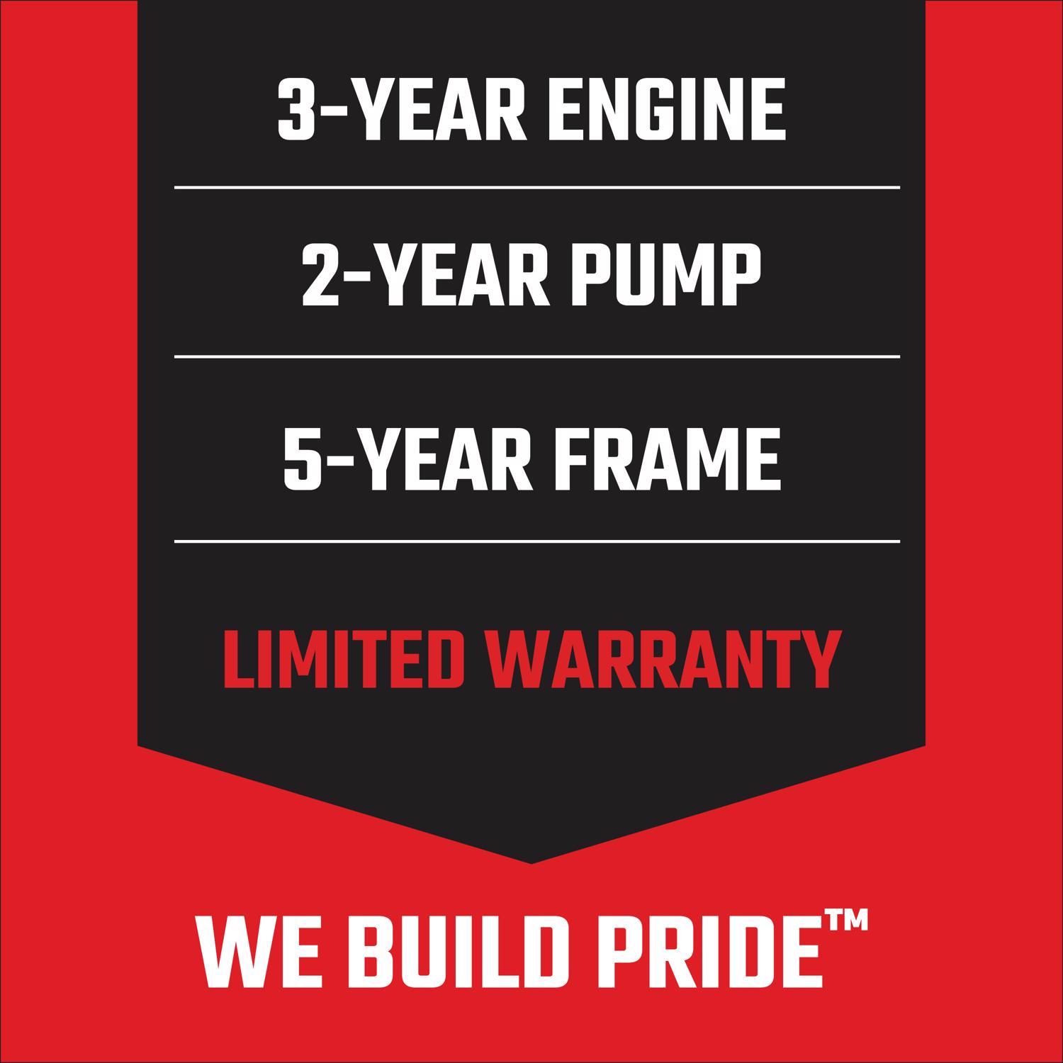 Craftsman CMXGWFN061326 3000 psi Gas 2.3 gpm Pressure Washer