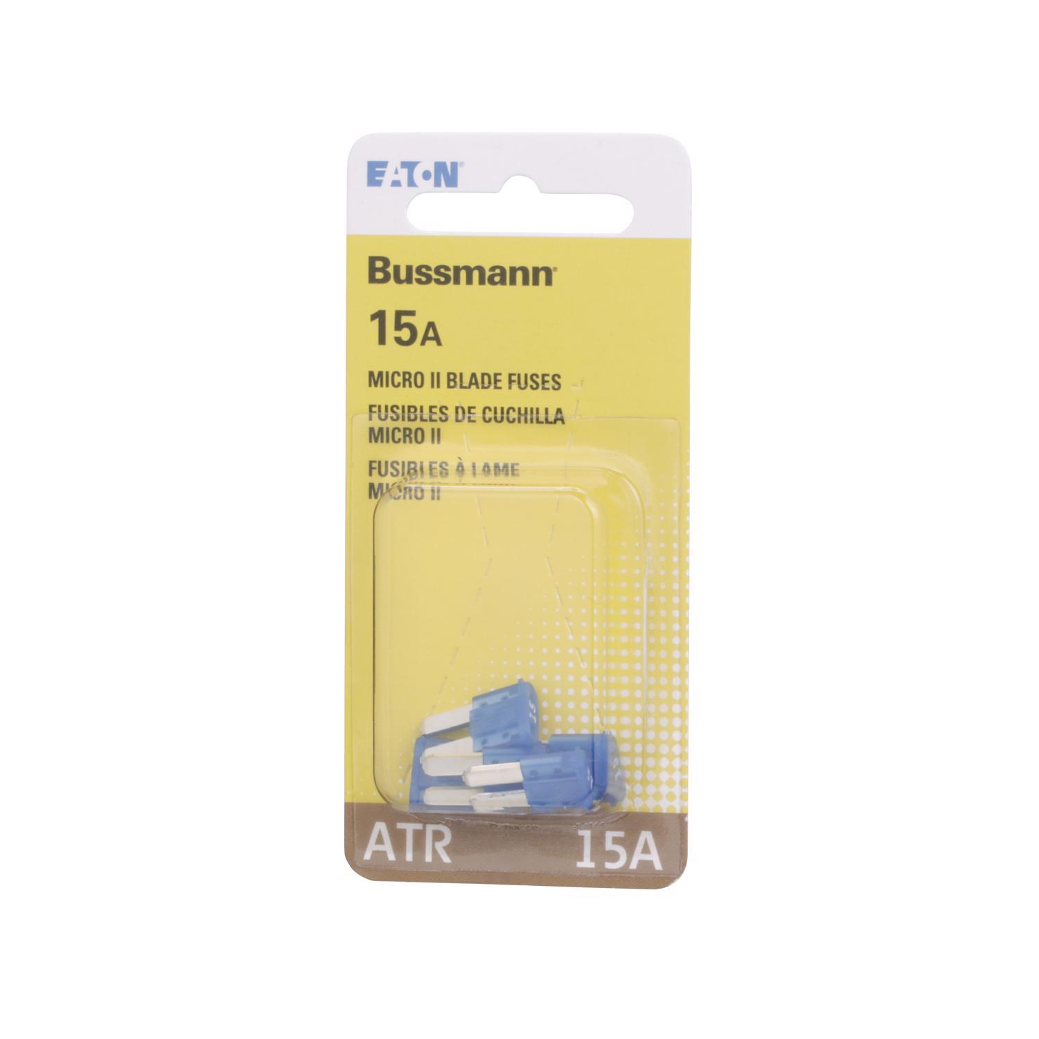Bussmann 15 amps ATR Blue Blade Fuse 1 pk