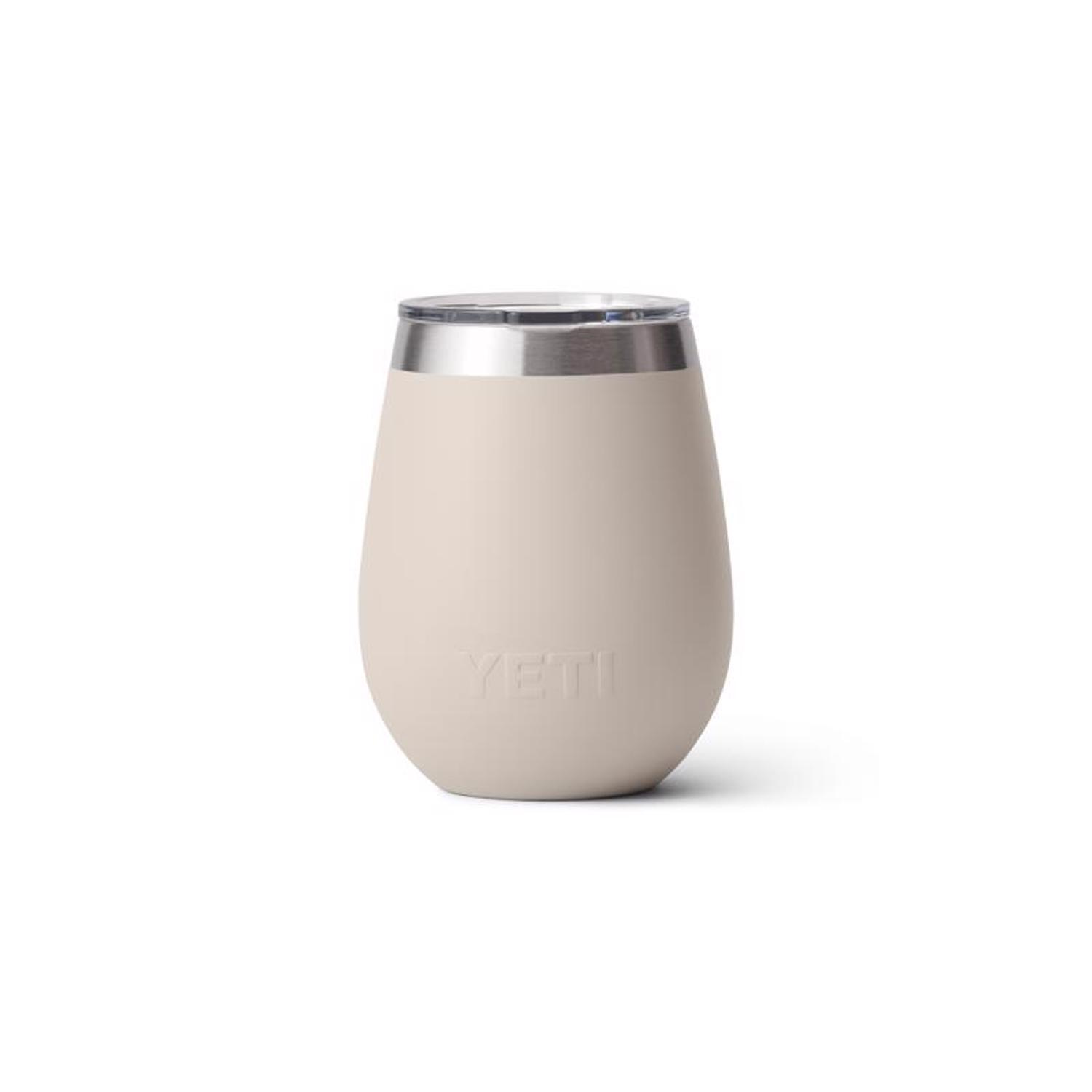YETI Rambler 10 oz Cape Taupe BPA Free Wine Tumbler with MagSlider Lid