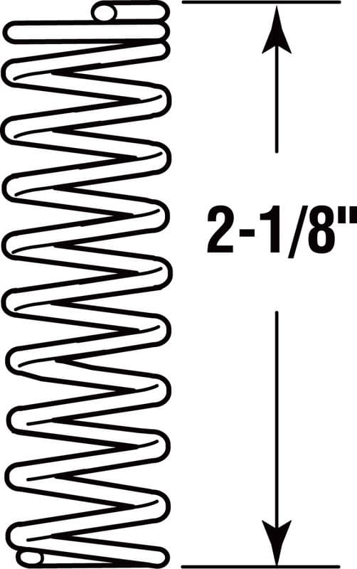 Prime-Line 2-1/8 in. L X 7/16 in. D Compression Spring 4 pk