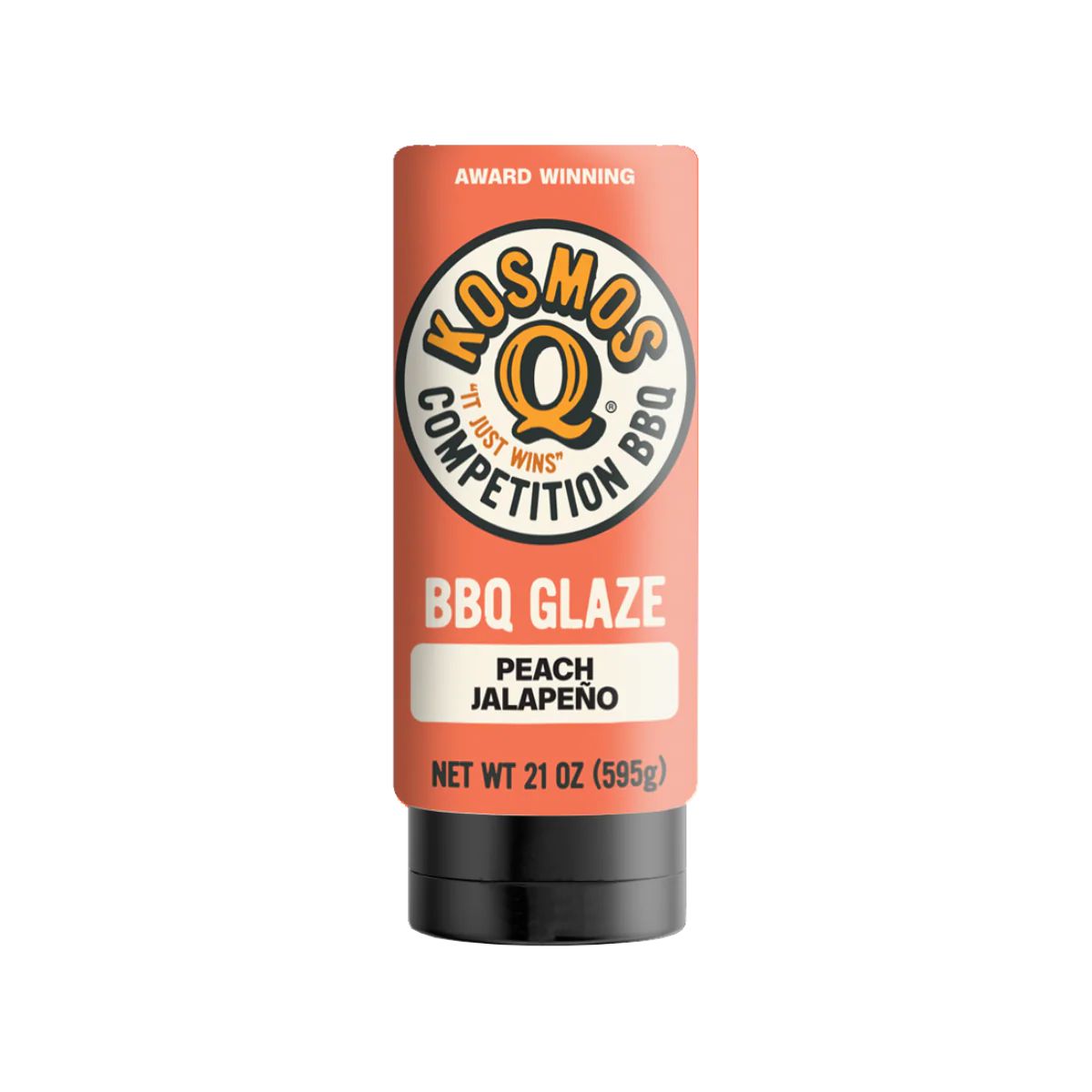 Kosmos Q Peach Jalapeno BBQ Glaze 21 oz.