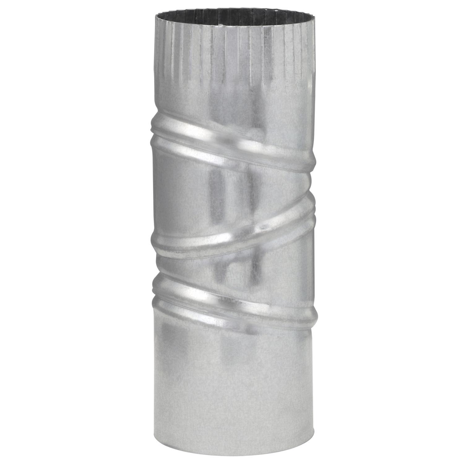 Imperial 3 in. D X 3 in. D Adjustable 90 deg Galvanized Steel Furnace Pipe Elbow