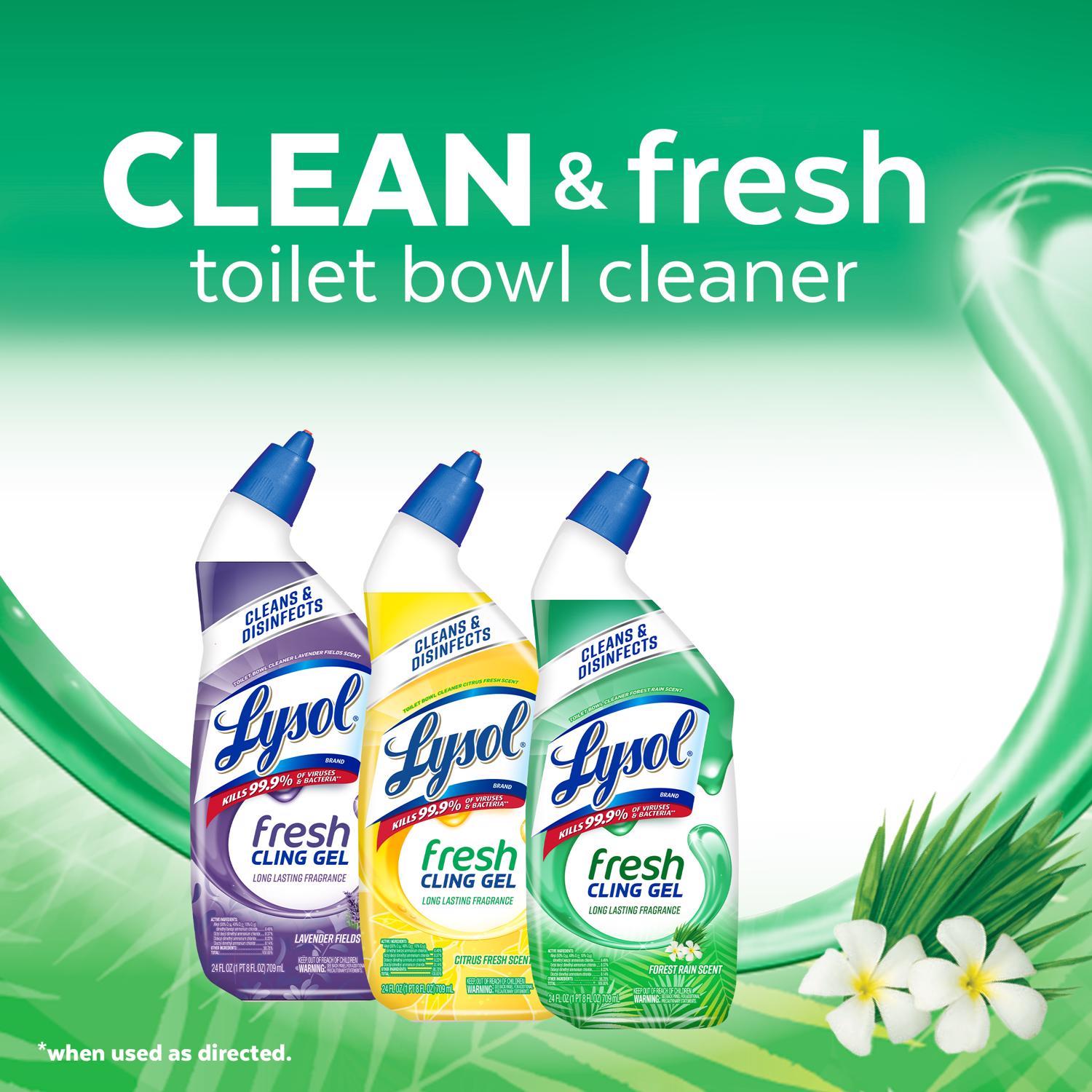 Lysol Cling Gel Country Scent Toilet Bowl Cleaner 24 oz Gel