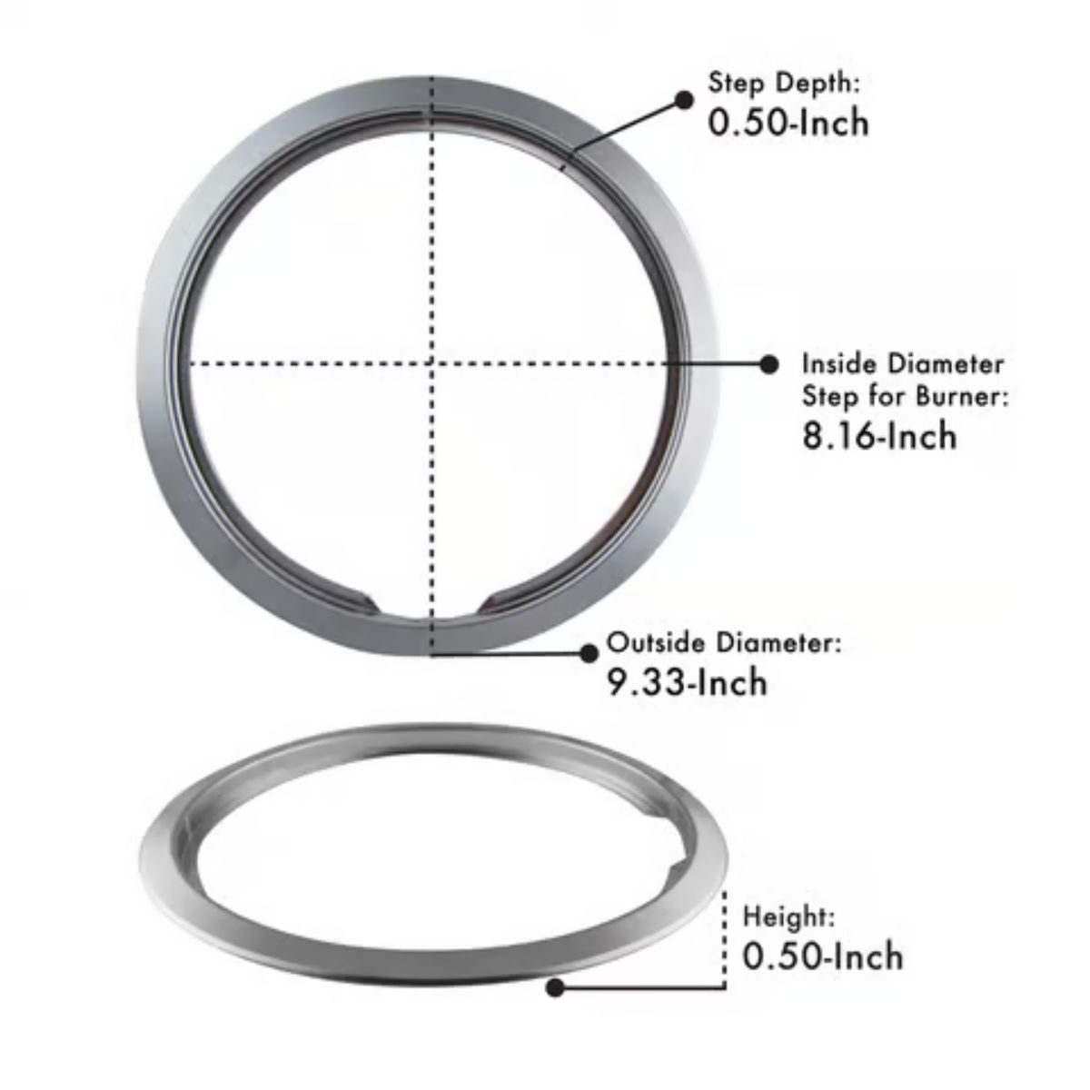 Range Kleen Steel Trim Ring