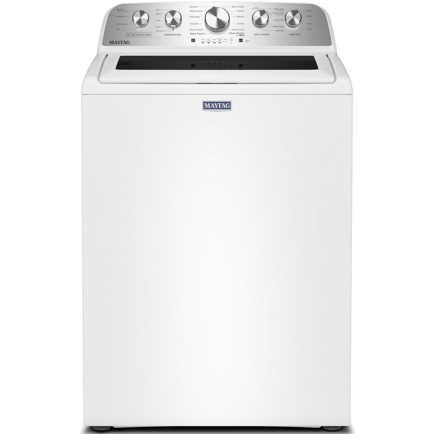 Maytag 4.7 Cu. Ft. Pet Pro Top Load Washer in White - MTW5605RW