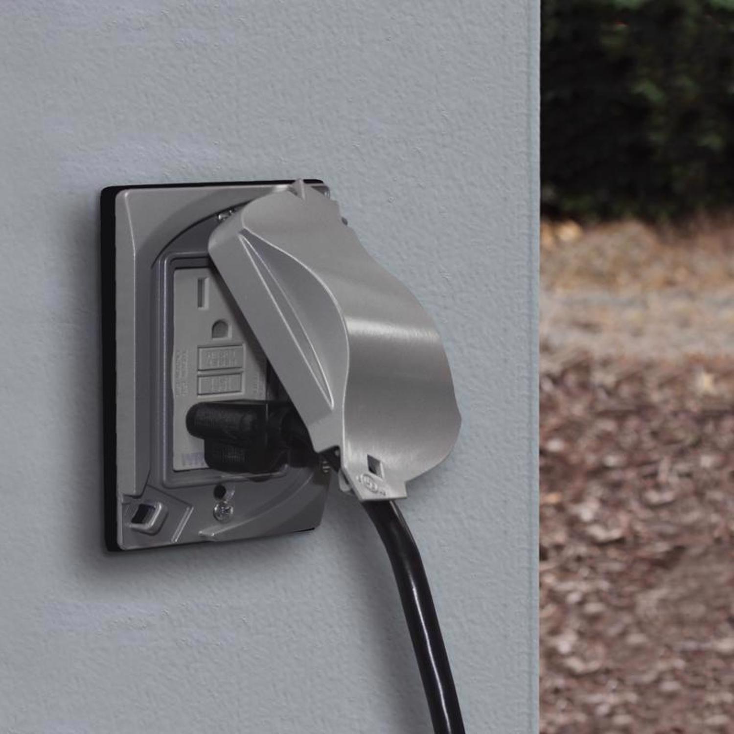 Sigma Engineered Solutions Rectangle Metal 1 gang 4.57 in. H X 2.81 in. W Universal Cover