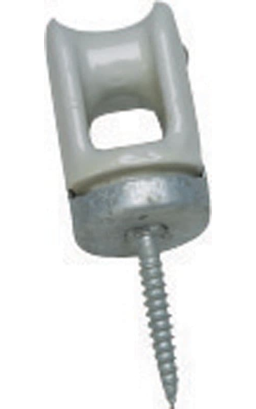 Sigma Engineered Solutions ProConnex 2-1/4 in. D Porcelain/Steel Wire Holder For NM/SE 1 pk